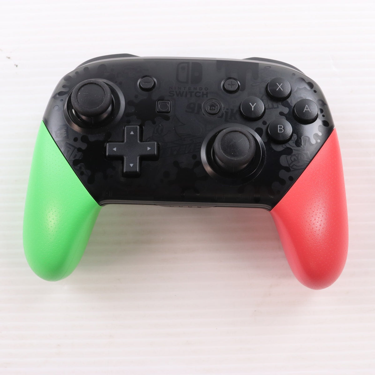 【中古即納】[ACC][Switch] Nintendo Switch Proコントローラー(ニンテンドースイッチ プロコントローラー) スプラトゥーン2エディション 任天堂(HAC-A-FSSKB)(20170721)
