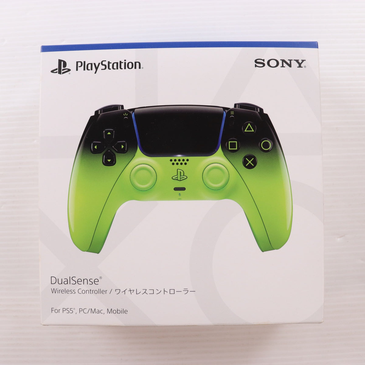 【中古即納】[ACC][PS5] DualSense(デュアルセンス) ワイヤレスコントローラー リミックス グリーン SIE(CFI-ZCT2J14)(20260312)