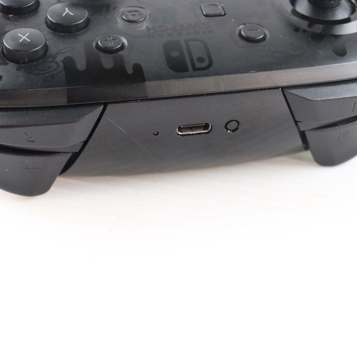 【中古即納】[ACC][Switch] (USB充電ケーブル無し) Nintendo Switch Proコントローラー(ニンテンドースイッチ プロコントローラー) スプラトゥーン2エディション 任天堂(HAC-A-FSSKB)(20170721)