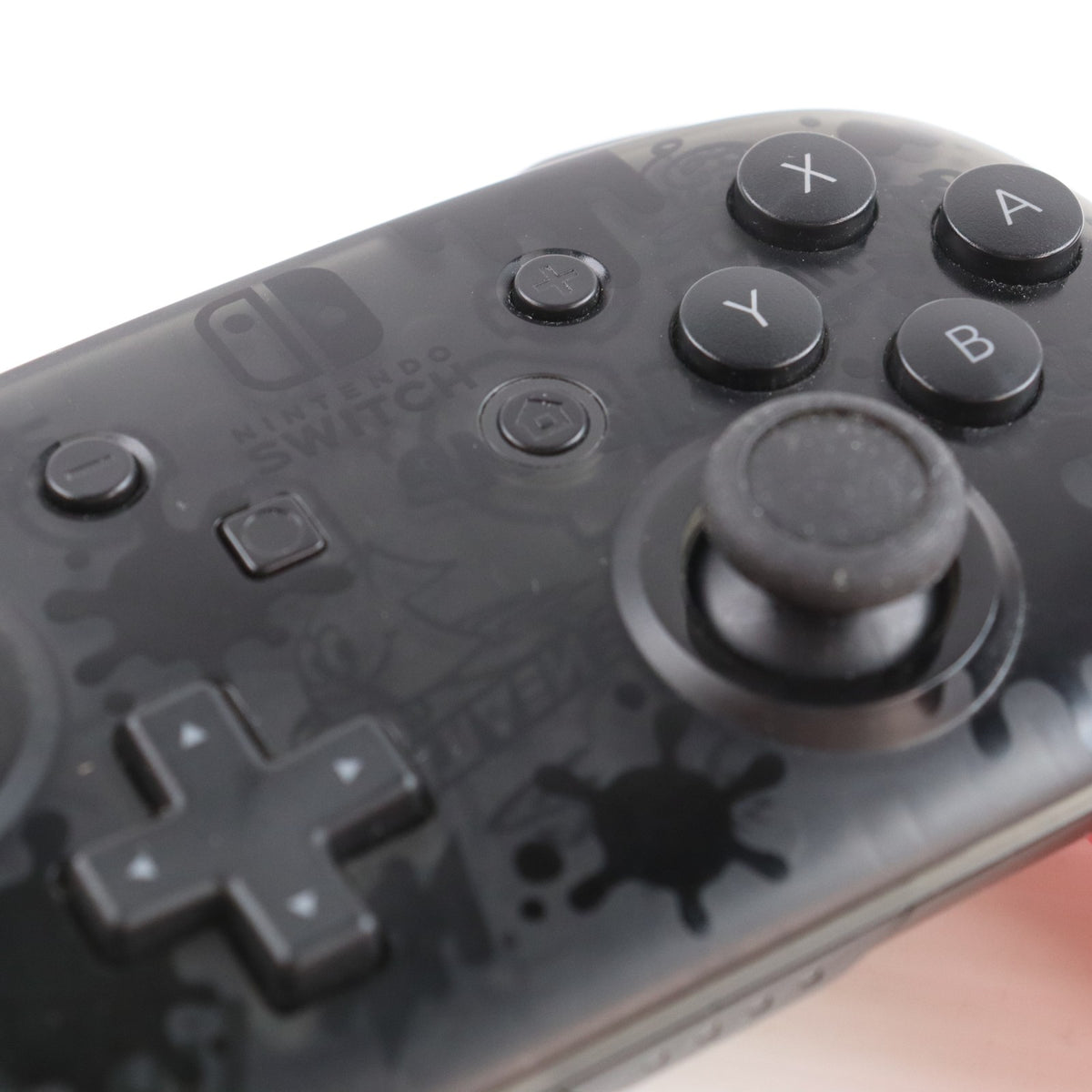 【中古即納】[ACC][Switch] (USB充電ケーブル無し) Nintendo Switch Proコントローラー(ニンテンドースイッチ プロコントローラー) スプラトゥーン2エディション 任天堂(HAC-A-FSSKB)(20170721)