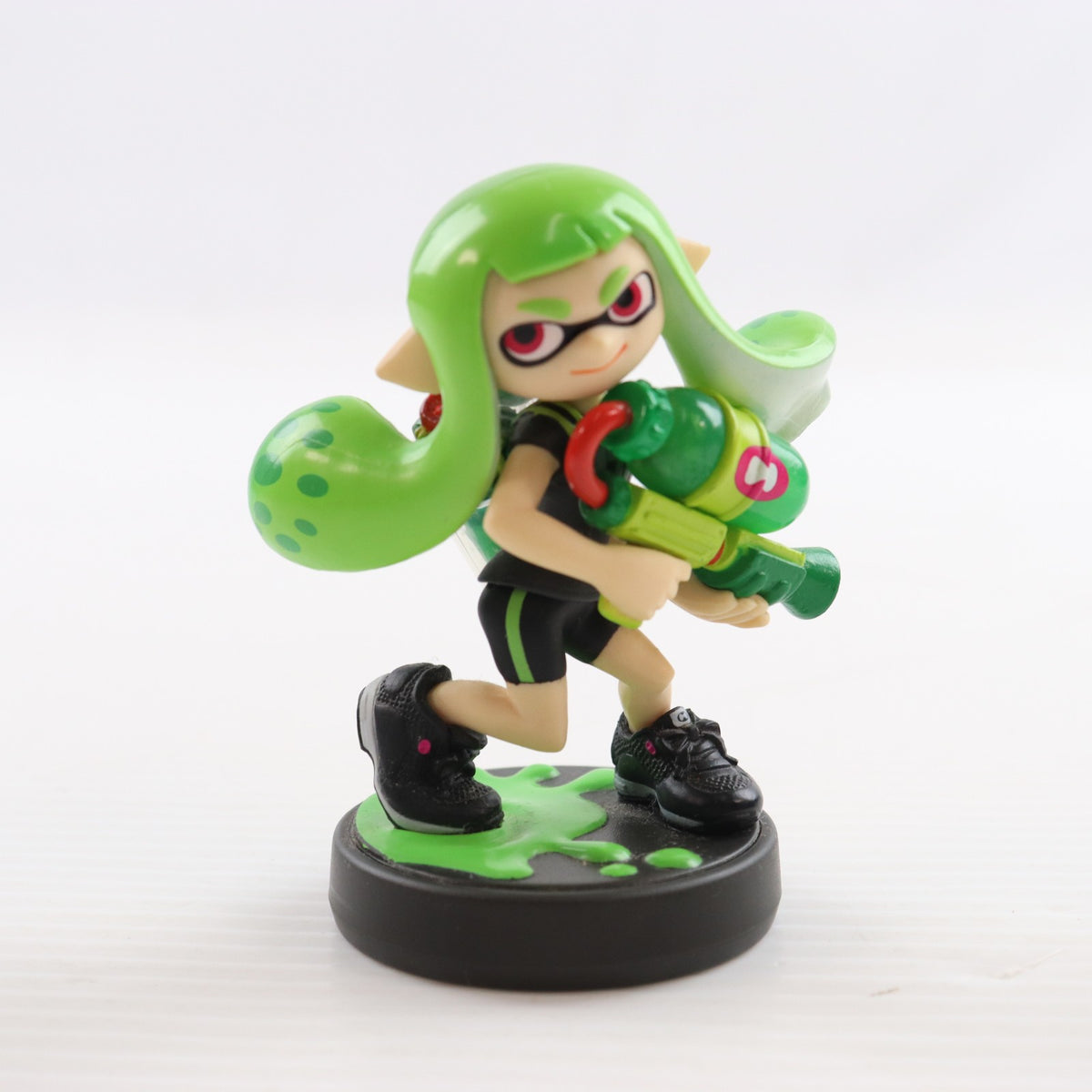 【中古即納】[ACC][Switch] amiibo(アミーボ) ガール【ライムグリーン】(スプラトゥーンシリーズ) 任天堂(NVL-C-AEAF)(20160707)