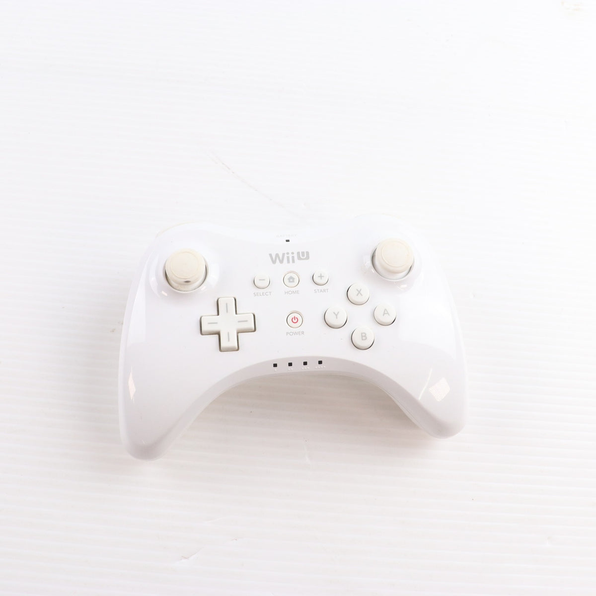 【中古即納】[ACC][WiiU] (USB充電ケーブル無し) Wii U PROコントローラー Shiro 白 シロ 任天堂(WUP-A-RSWA)(20121208)