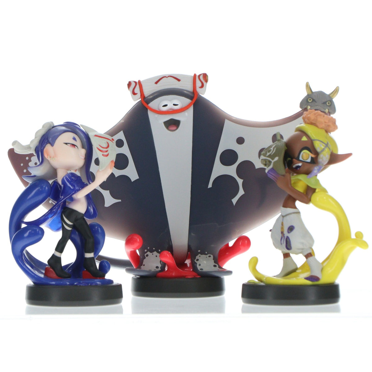 【中古即納】[ACC][Switch] amiibo(アミーボ) すりみ連合セット[フウカ/ウツホ/マンタロー](スプラトゥーンシリーズ) 任天堂(NVL-E-AE3G)(20231117)