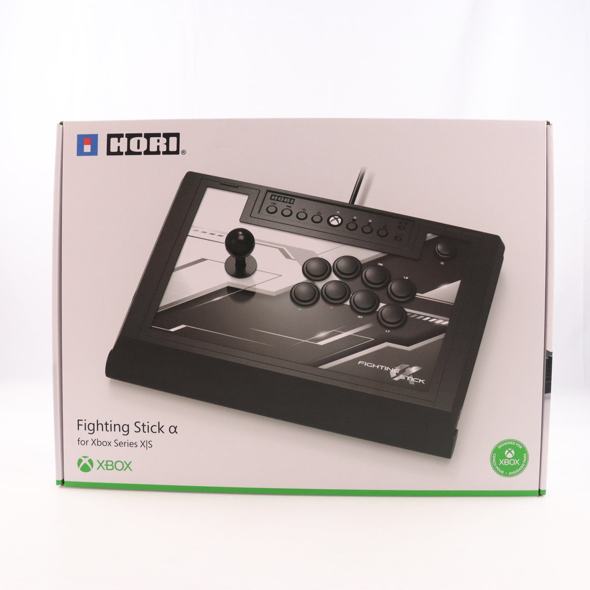 【中古即納】[ACC][XboxX/S] Fighting Stick α(ファイティングスティック アルファ) for Xbox Series X|S マイクロソフトライセンス商品 HORI(AB11-001)(20210201)