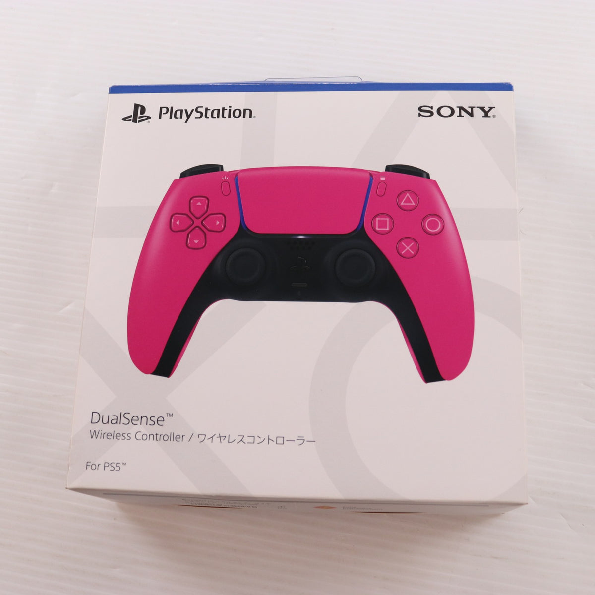 【中古即納】[ACC][PS5] DualSense(デュアルセンス) ワイヤレスコントローラー ノヴァ ピンク SIE(CFI-ZCT1J03)(20220114)