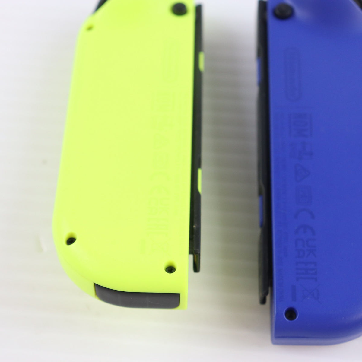 【中古即納】[ACC][Switch] Joy-Con(L) ブルー/(R) ネオンイエロー(ジョイコンL ブルー/R ネオンイエロー) 任天堂(HAC-A-JAPAA)(20191004)