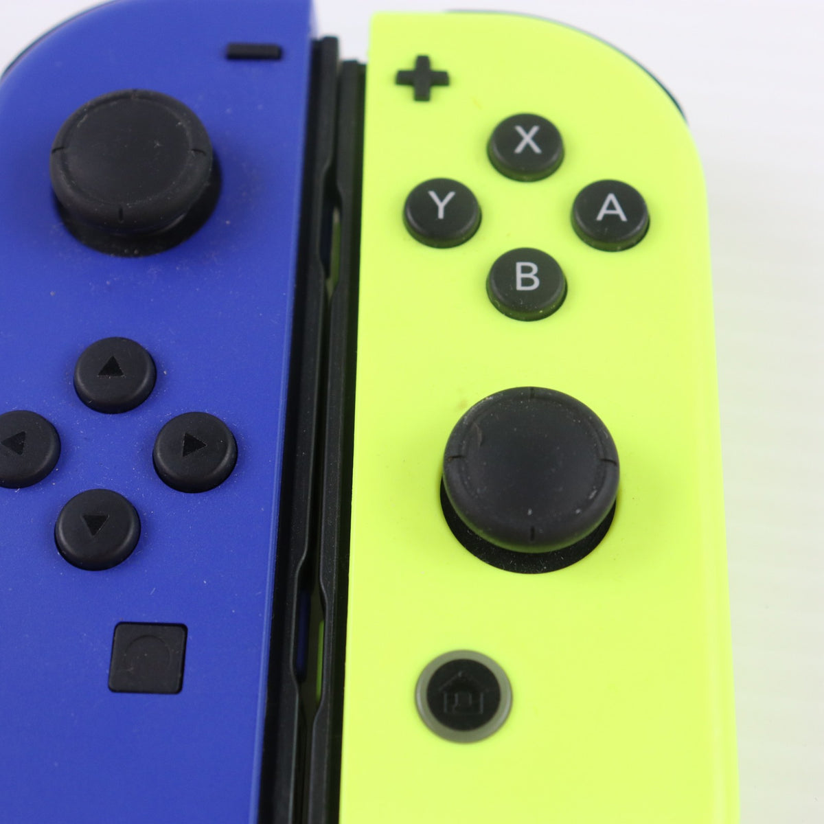 【中古即納】[ACC][Switch] Joy-Con(L) ブルー/(R) ネオンイエロー(ジョイコンL ブルー/R ネオンイエロー) 任天堂(HAC-A-JAPAA)(20191004)