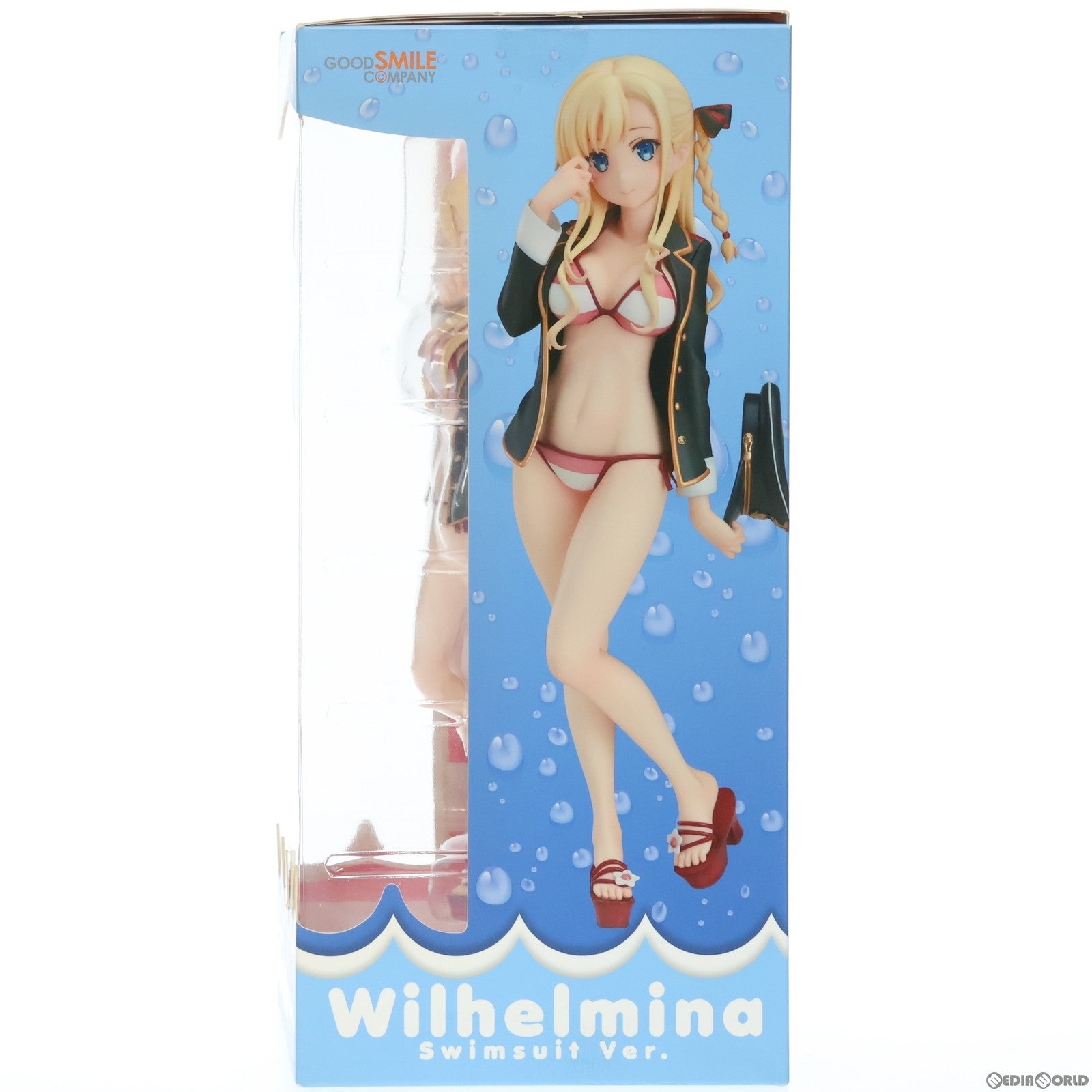 【中古即納】[FIG]ヴィルヘルミーナ 水着Ver. ハイスクール・フリート 1/8 完成品 フィギュア グッドスマイルカンパニー(20180801)