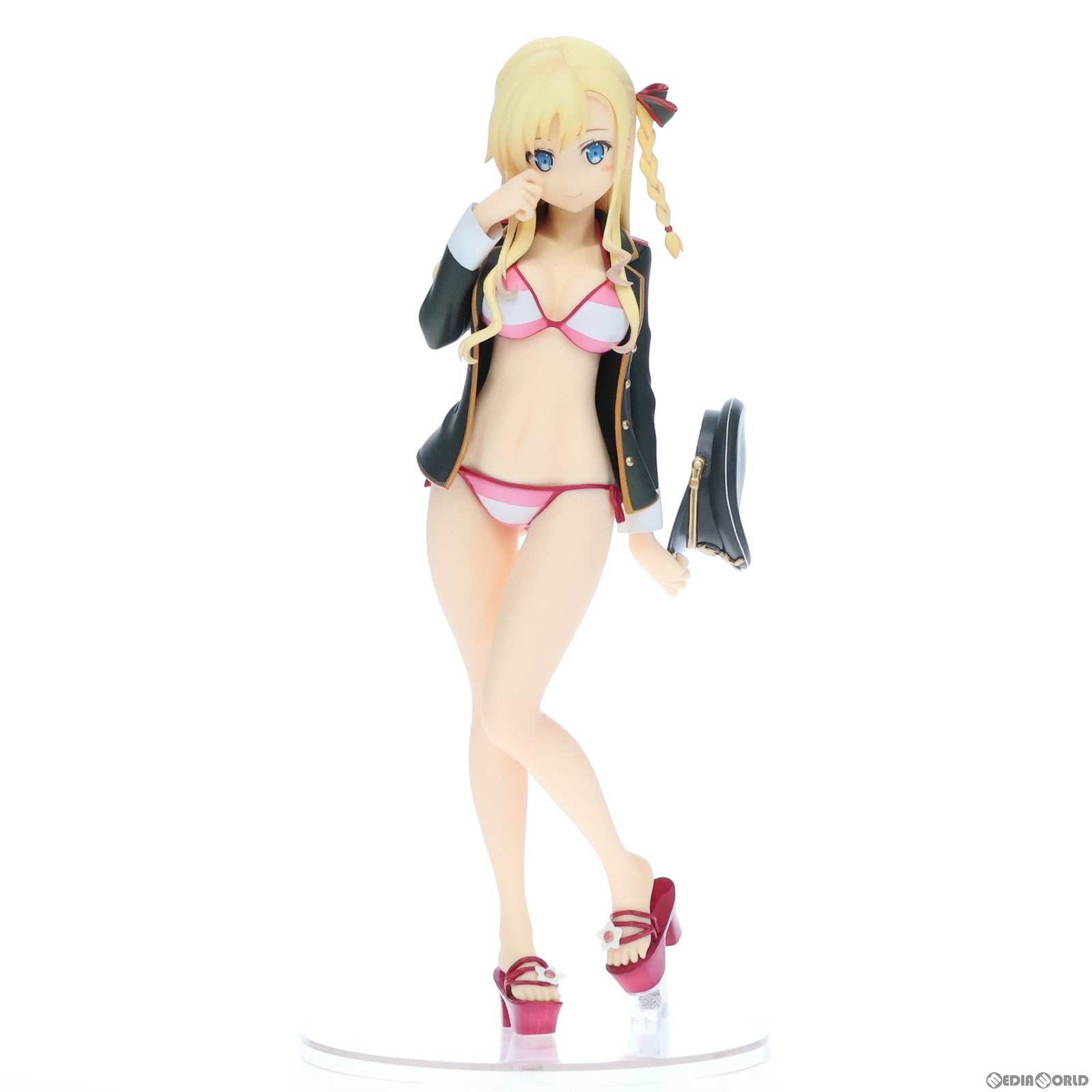 【中古即納】[FIG]ヴィルヘルミーナ 水着Ver. ハイスクール・フリート 1/8 完成品 フィギュア グッドスマイルカンパニー(20180801)