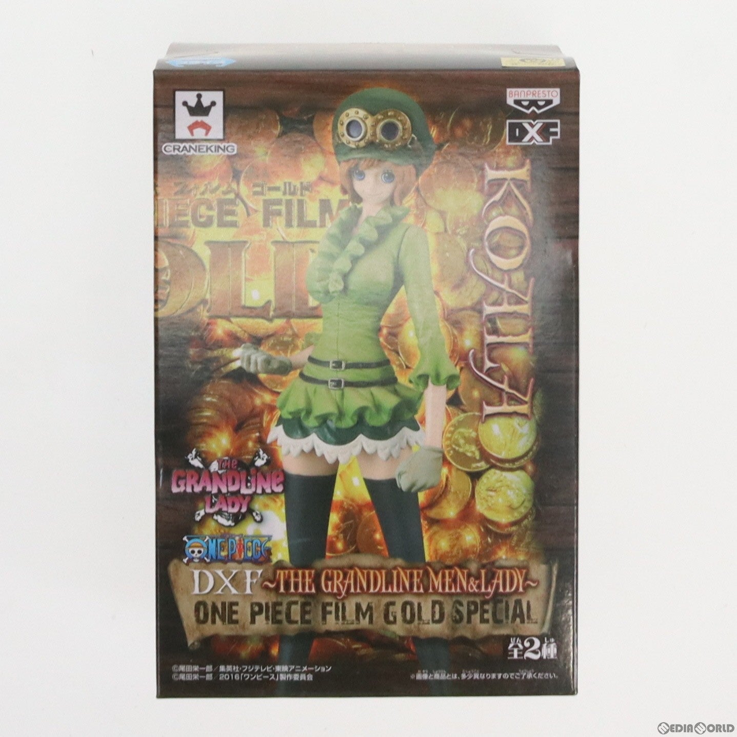 【中古即納】[FIG]店舗限定 コアラ ワンピース DXF〜THE GRANDLINE MEN&LADY〜ONE PIECE FILM GOLD SPECIAL フィギュア プライズ(36799) バンプレスト(20160811)