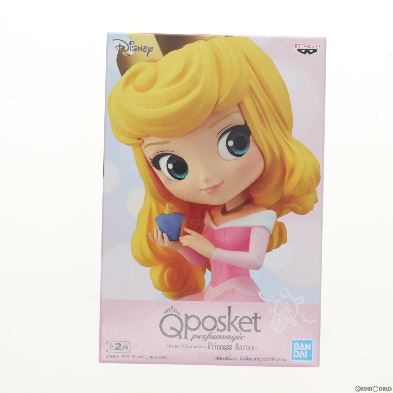 【中古即納】[FIG] オーロラ姫(B ミルキーカラー) 眠れる森の美女 Q posket perfumagic Disney Character -Princess Aurora- フィギュア プライズ(39792) バンプレスト(20191031)