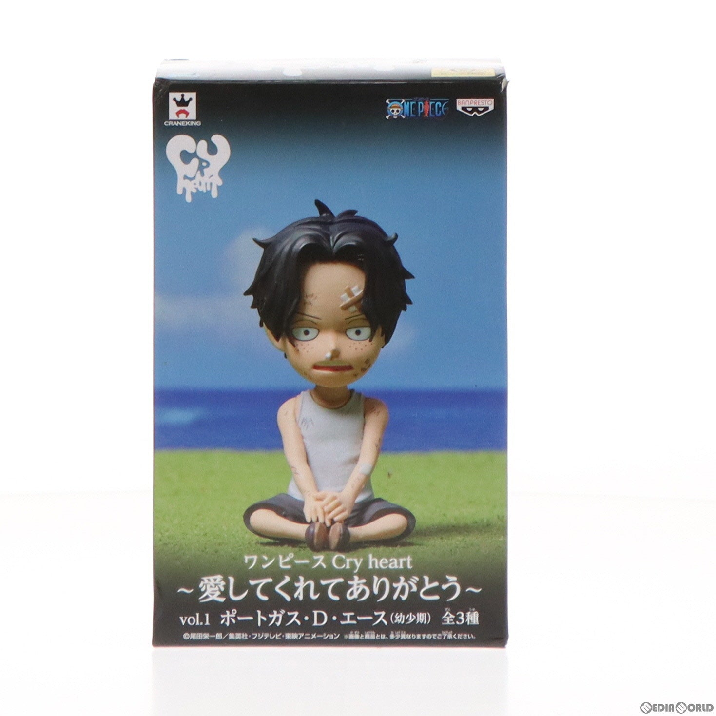 【中古即納】[FIG] ポートガス・D・エース(子供) ワンピース Cry heart〜愛してくれてありがとう〜vol.1 ONE PIECE フィギュア プライズ(49618) バンプレスト(20150520)