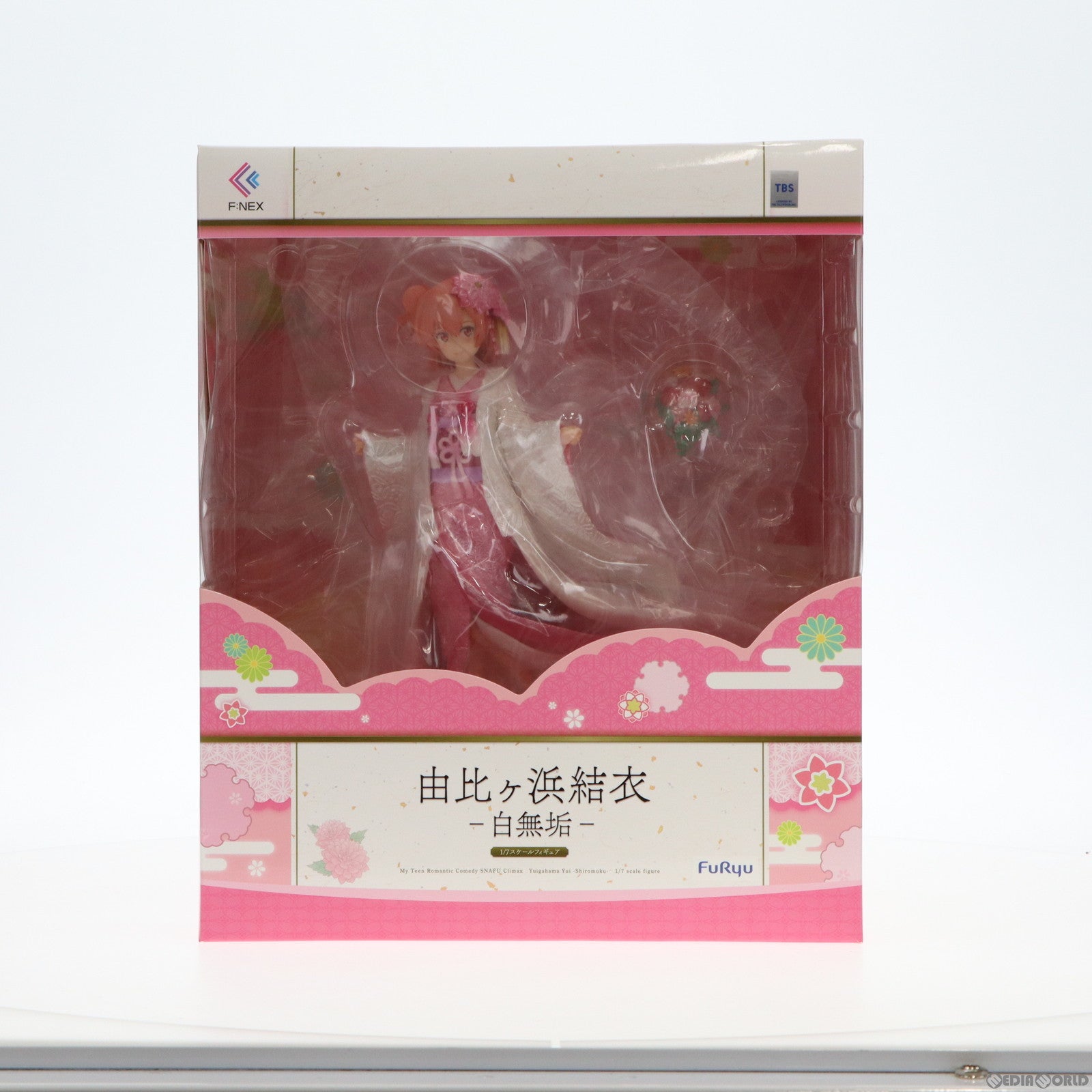 【中古即納】[FIG] F:NEX限定 由比ヶ浜結衣(ゆいがはまゆい) -白無垢- やはり俺の青春ラブコメはまちがっている。完 1/7 完成品 フィギュア(AMU-FNX181) フリュー(20210331)