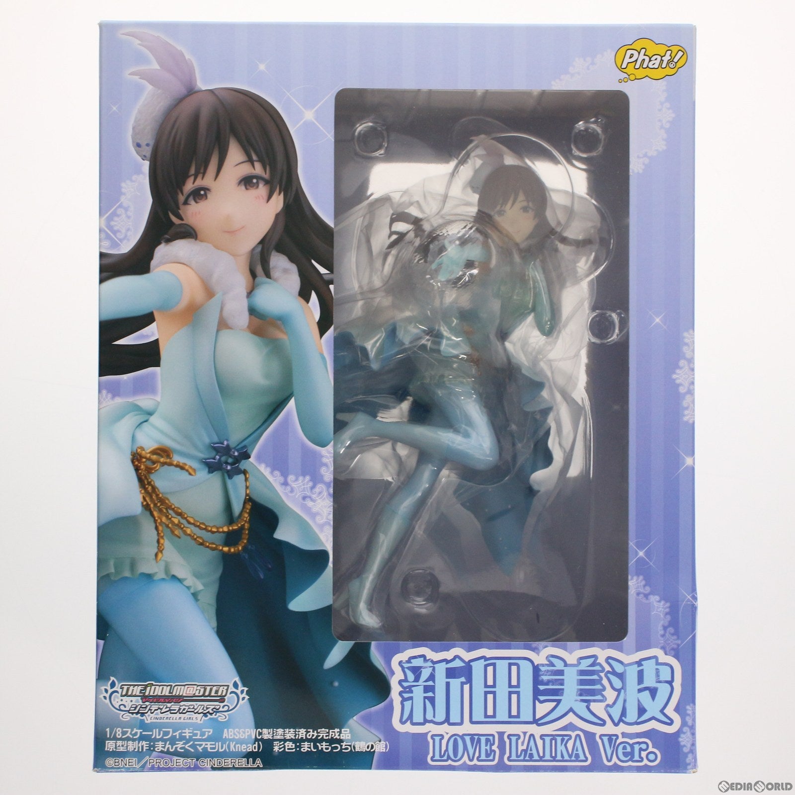 【中古即納】[FIG]新田美波 LOVE LAIKA(ラブライカ) Ver. アイドルマスター シンデレラガールズ 1/8 完成品 フィギュア Phat!(ファット・カンパニー)(20160928)