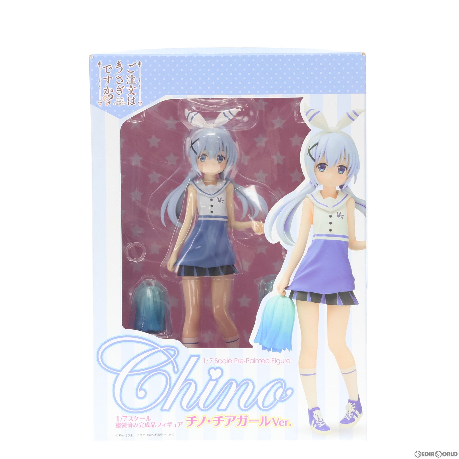 【中古即納】[FIG] チノ・チアガールVer. ご注文はうさぎですか?? 1/7 完成品 フィギュア キャラアニ/トイズワークス(20180630)