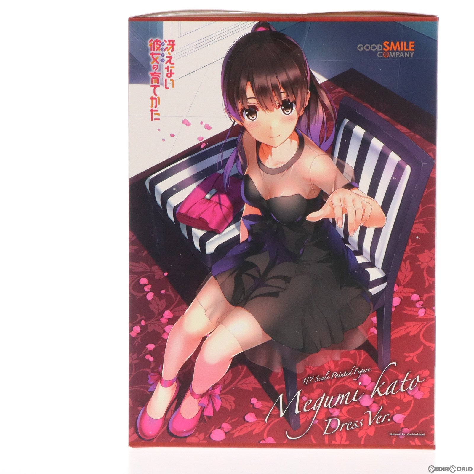 【中古即納】[FIG] 加藤恵(かとうめぐみ) ドレスVer. 冴えない彼女の育てかた 1/7 完成品 フィギュア グッドスマイルカンパニー(20190131)