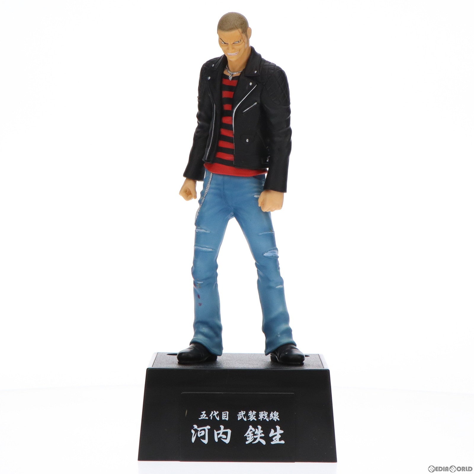 【中古即納】[FIG] B賞 河内鉄生(かわちてっしょう) ペンスタンド 一番くじ クローズ×WORST弐 フィギュア プライズ バンプレスト(19991231)
