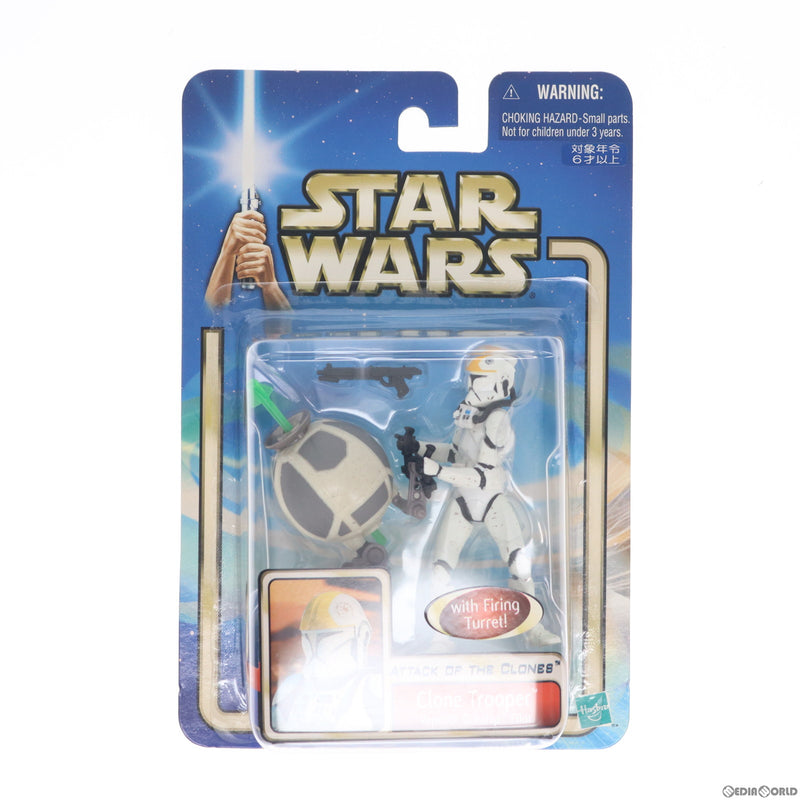 【中古即納】[FIG]スター・ウォーズ ベーシックフィギュア クローン・トルーパー リパブリック・ガンシップ パイロット バージョン STAR  WARS エピソード2/クローンの攻撃 完成品 フィギュア(84911) トミー(20021231)