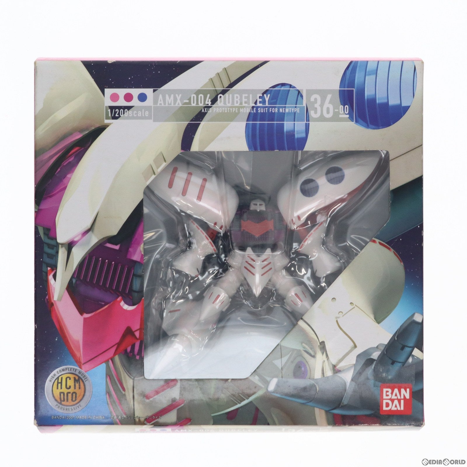 【中古即納】[FIG] HCM-Pro 36-00 AMX-004 キュベレイ 機動戦士Zガンダム 1/200 完成品 可動フィギュア バンダイ(20070301)