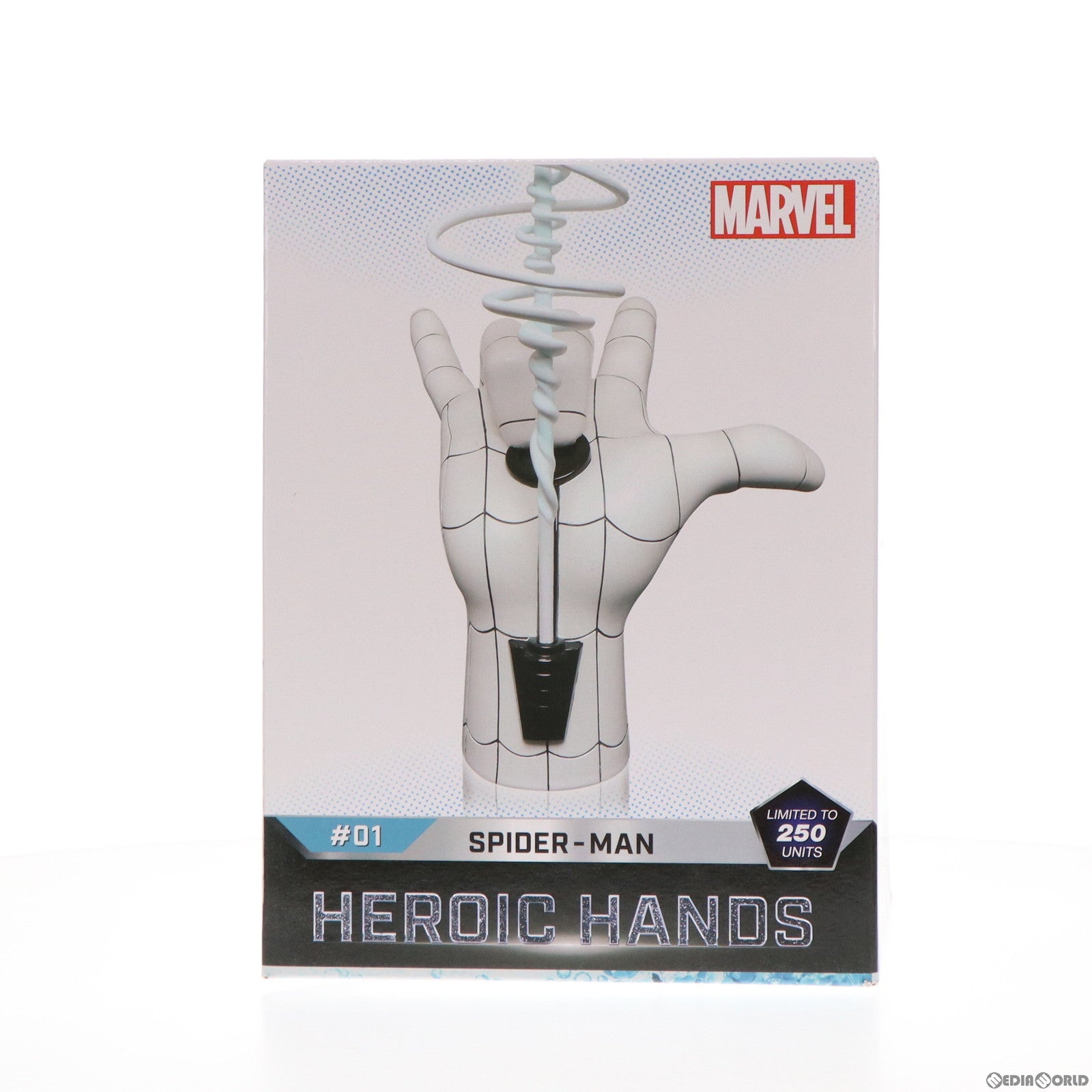 【中古即納】[FIG] ヒロイック・ハンド #01C スパイダーマン(ネガティブ・ゾーン・コスチューム限定) 1/1 完成品 スタチュー フィギュア(HH-01C) マーベル・オールスターズ限定 ホットトイズ/トイサピエンス(20201130)