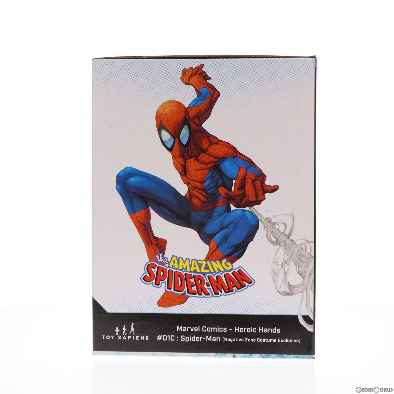 【中古即納】[FIG] ヒロイック・ハンド #01C スパイダーマン(ネガティブ・ゾーン・コスチューム限定) 1/1 完成品 スタチュー フィギュア(HH-01C) マーベル・オールスターズ限定 ホットトイズ/トイサピエンス(20201130)