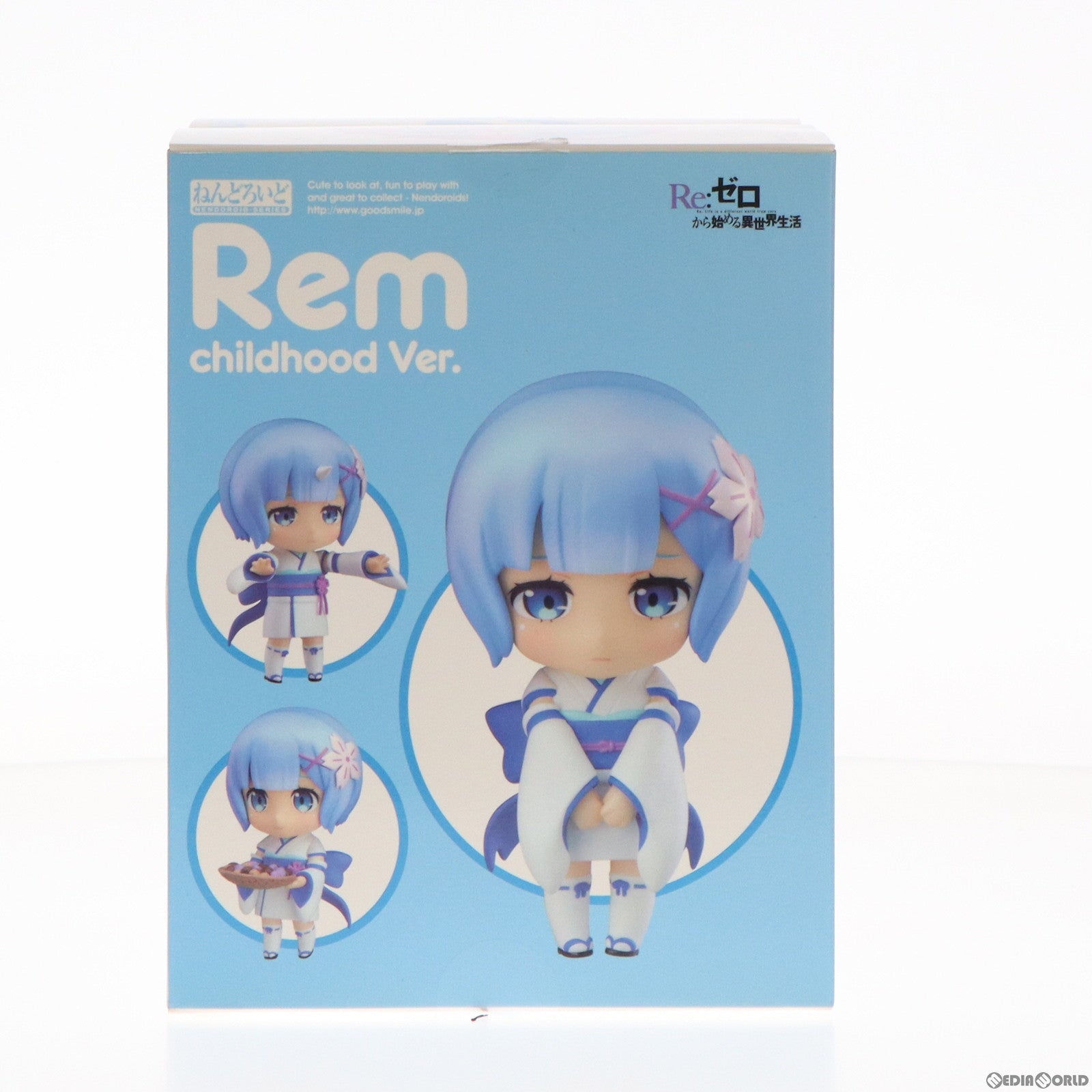 【中古即納】[FIG] ねんどろいど 942 ラム レム 幼少期Ver. Re:ゼロから始める異世界生活 完成品 可動フィギュア ワンフェス2018夏 GOODSMILE ONLINE SHOP限定 グッドスマイルカンパニー(20180729)