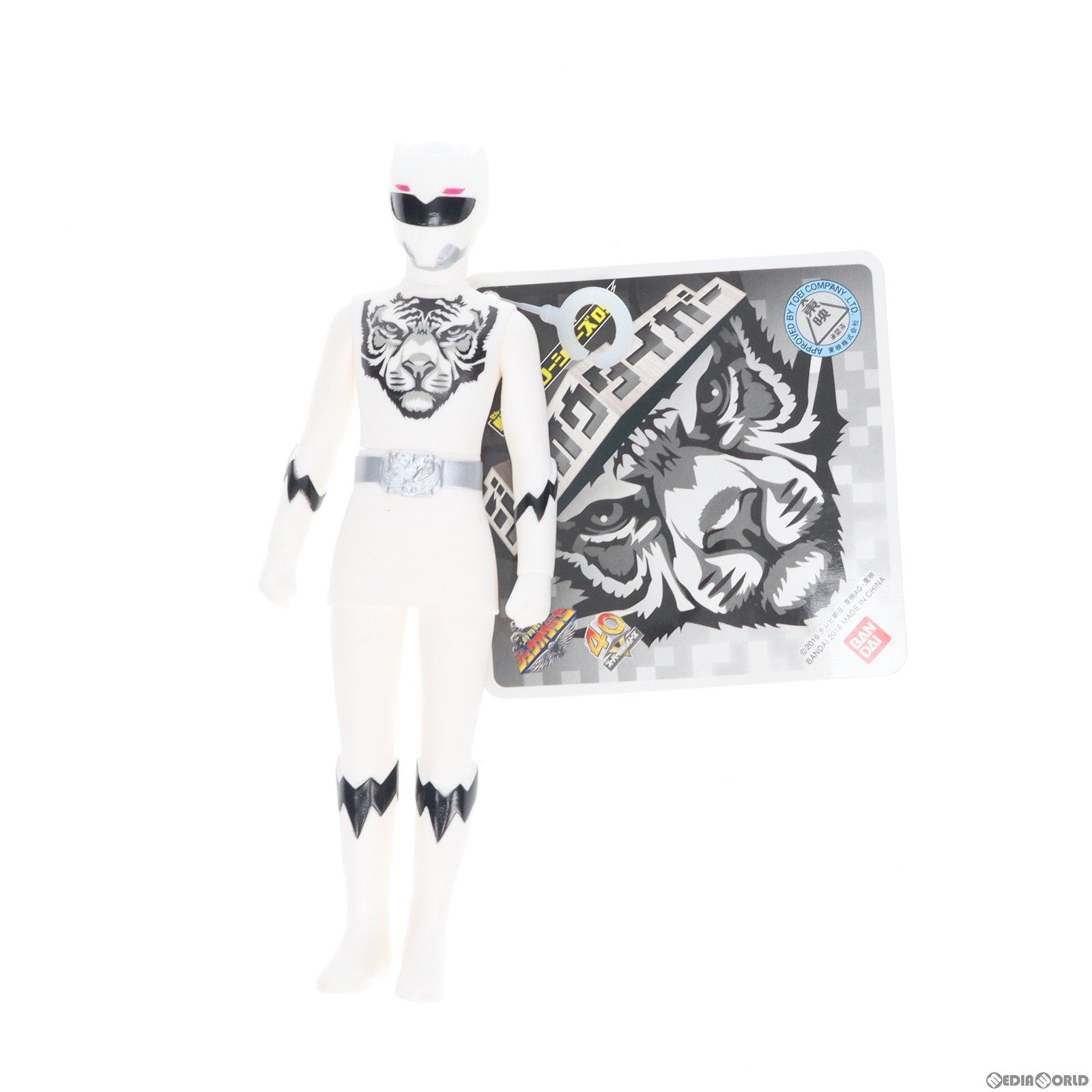 【中古即納】[SFT] 戦隊ヒーローシリーズ05 ジュウオウタイガー 動物戦隊ジュウオウジャー 完成品 ソフビフィギュア バンダイ(20160214)