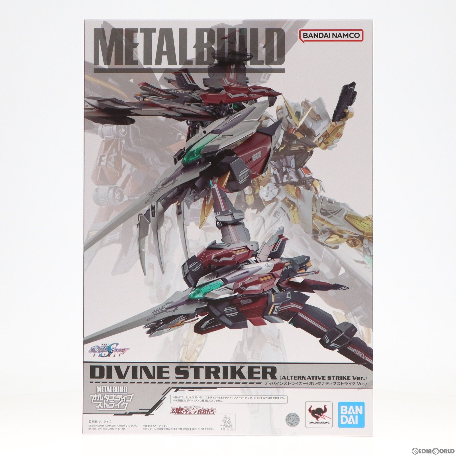 【中古即納】[FIG] 魂ウェブ商店限定 METAL BUILD ディバインストライカー(オルタナティブストライク Ver.) 機動戦士ガンダムSEED DESTINY ASTRAY(シード デスティニー アストレイ) フィギュア用アクセサリ バンダイスピリッツ(20230818)