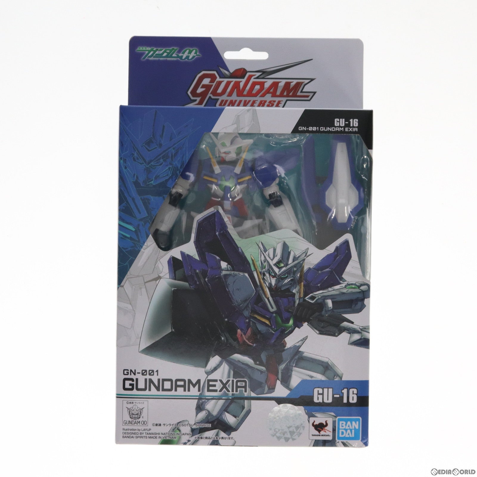 【中古即納】[FIG] GUNDAM UNIVERSE(ガンダムユニバース) GN-001 GUNDAM EXIA(ガンダムエクシア) 機動戦士ガンダム00(ダブルオー) 完成品 可動フィギュア バンダイスピリッツ(20210924)