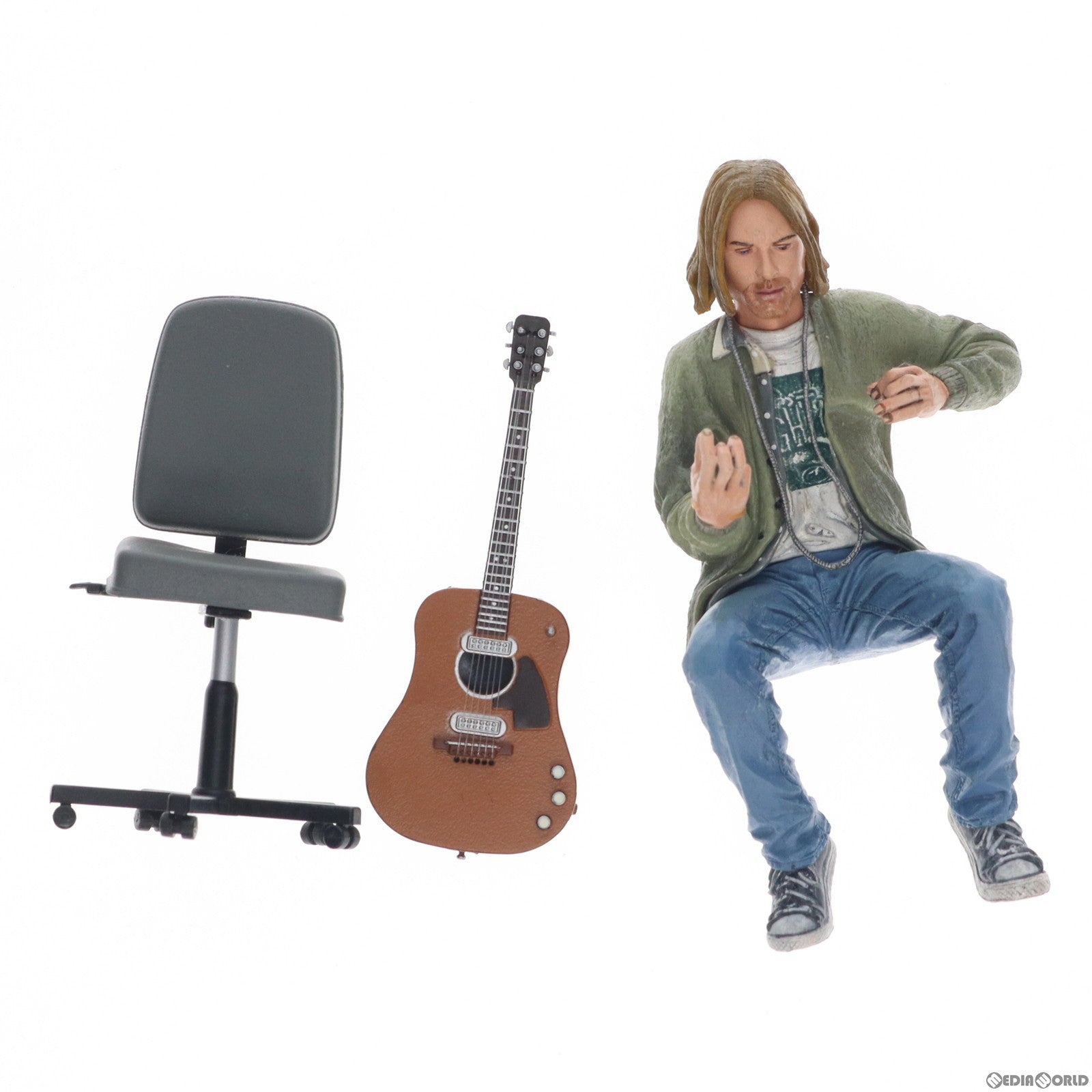 【中古即納】[FIG] カート・コバーン アンプラグドVer. フィギュア Nirvana(ニルヴァーナ) 完成品 7インチフィギュア ネカ(20070131)