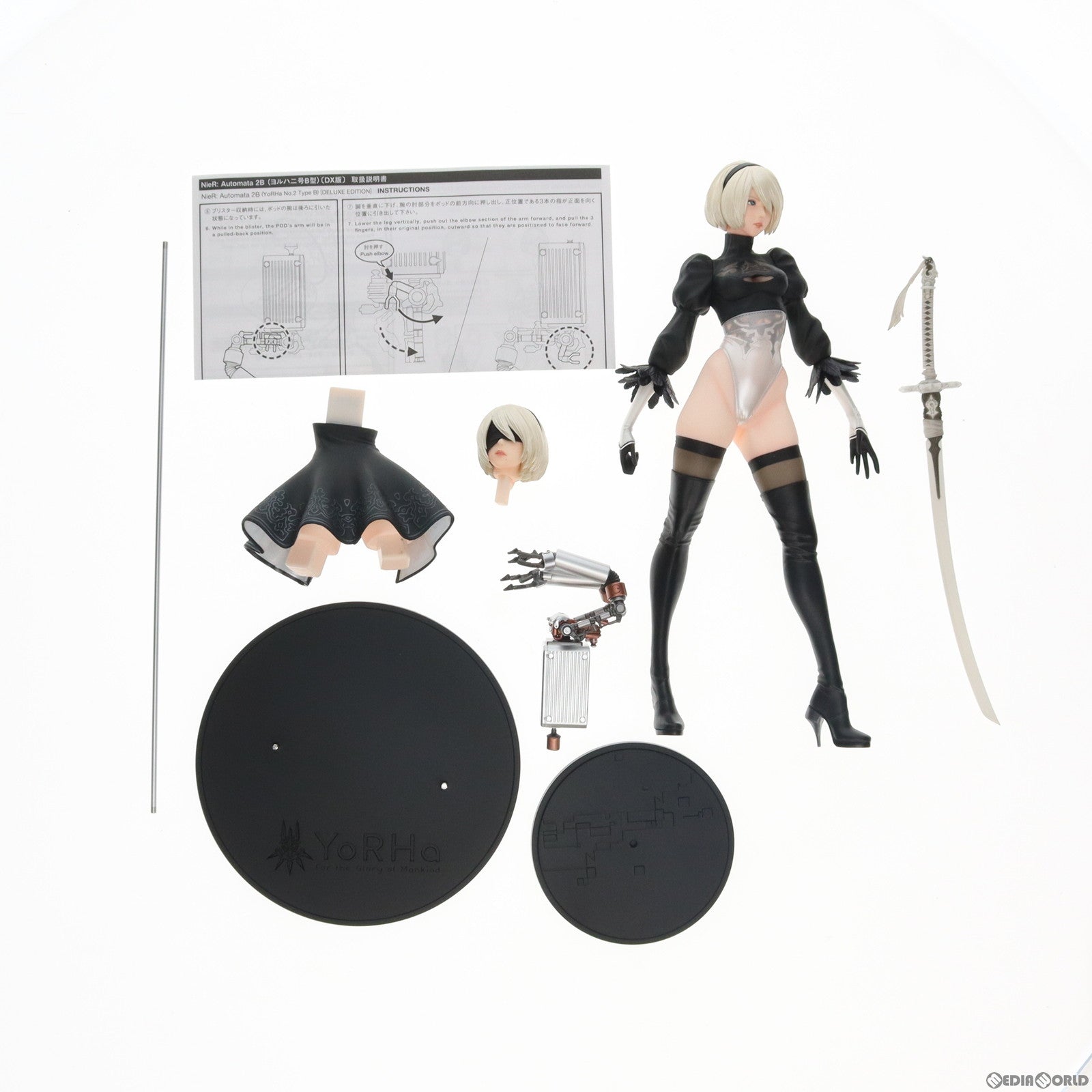 【中古即納】[FIG] 2B(ヨルハ二号B型) DX版 NieR: Automata(ニーア オートマタ) 完成品 フィギュア スクウェア・エニックス/FLARE(フレア) (20190920)