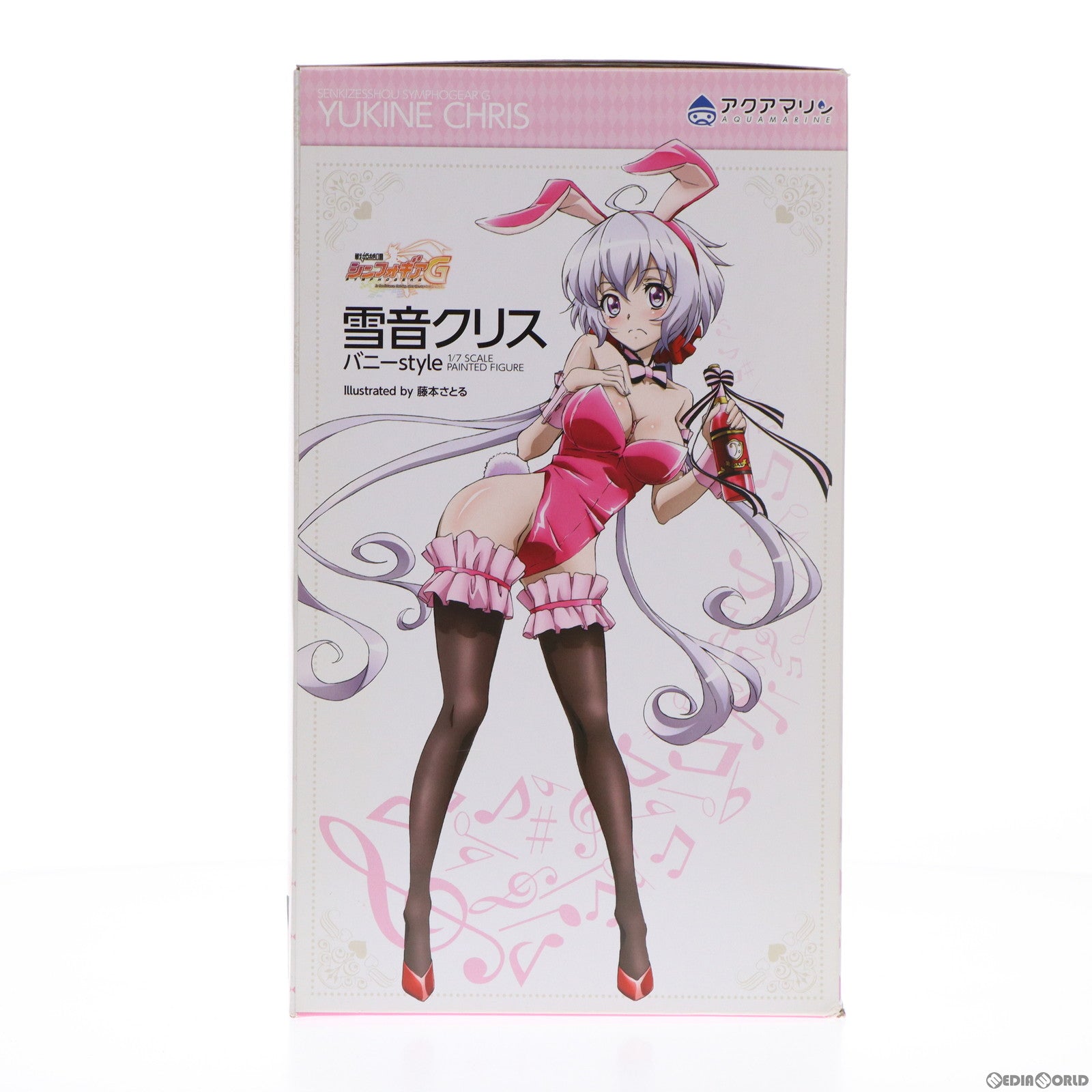 【中古即納】[FIG] 雪音クリス(ゆきねクリス) バニーstyle 戦姫絶唱シンフォギアG 1/7 完成品 フィギュア アクアマリン(20150131)