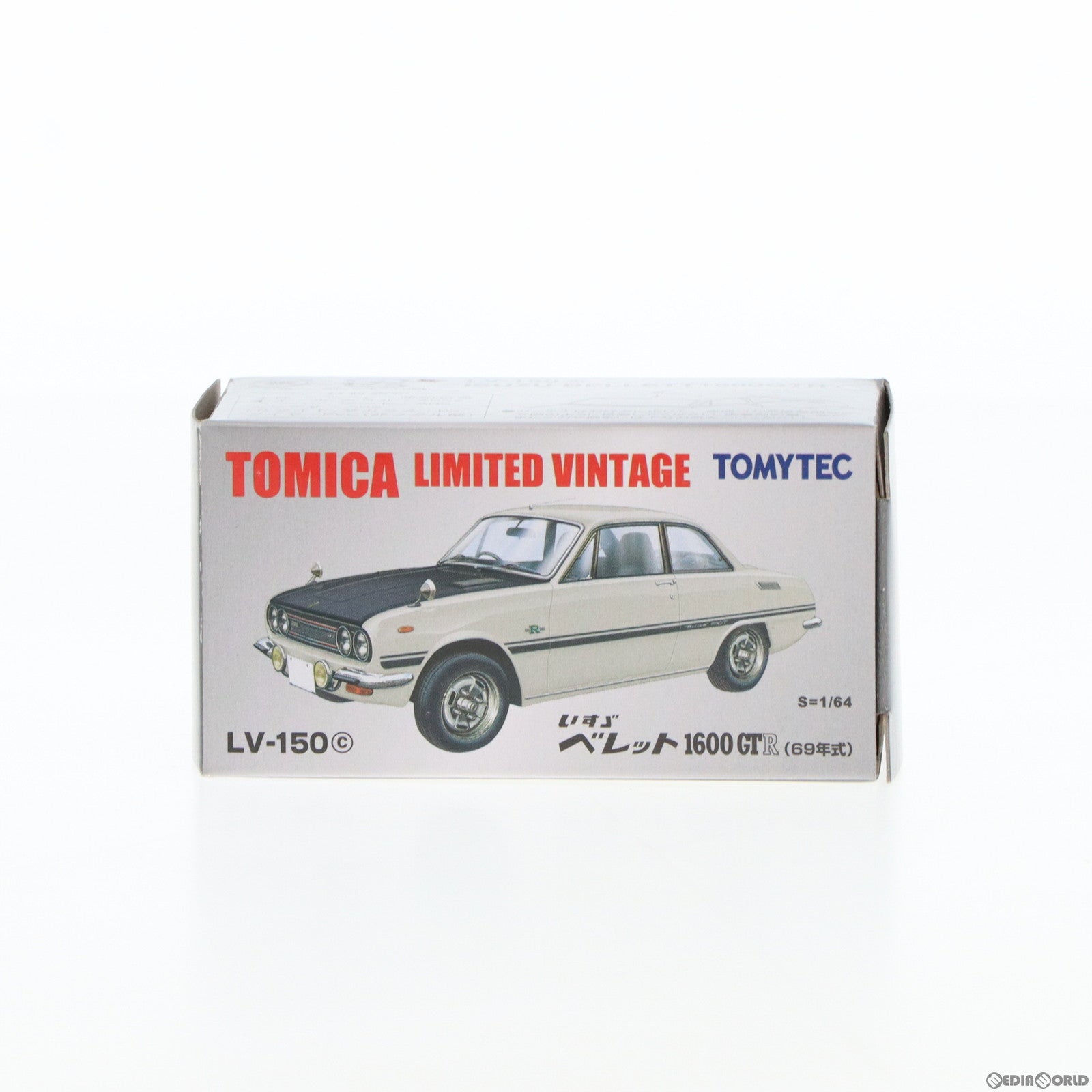 【中古即納】[MDL] トミカリミテッドヴィンテージ LV-150c いすずベレット 1600GTR(白) 1/64 完成品 ミニカー TOMYTEC(トミーテック) (20180510)