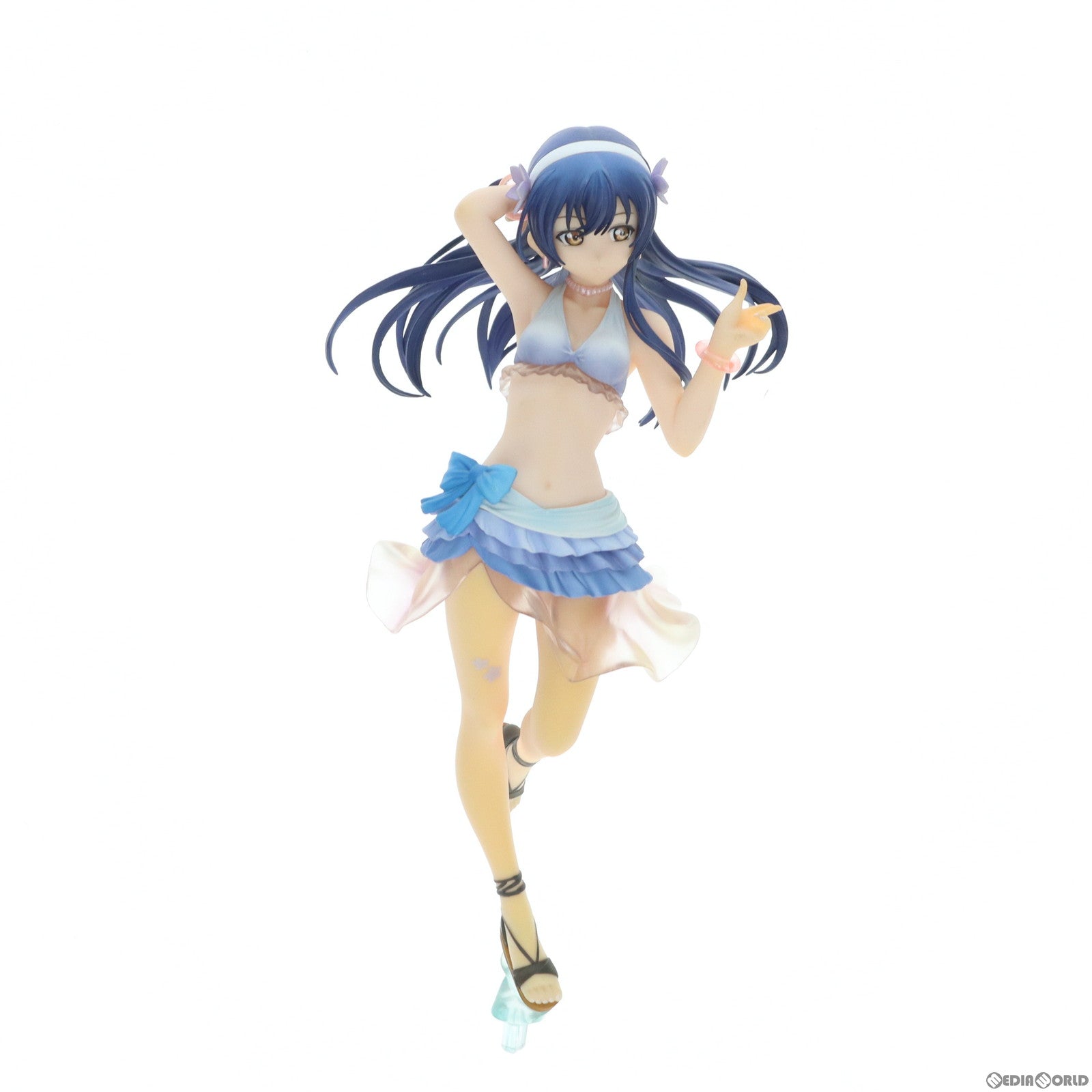 【中古即納】[FIG]園田海未(そのだうみ) -夏色えがおで1、2、Jump!Ver.- ラブライブ! School idol project 1/8 完成品 フィギュア(PP543) コトブキヤ(20140521)