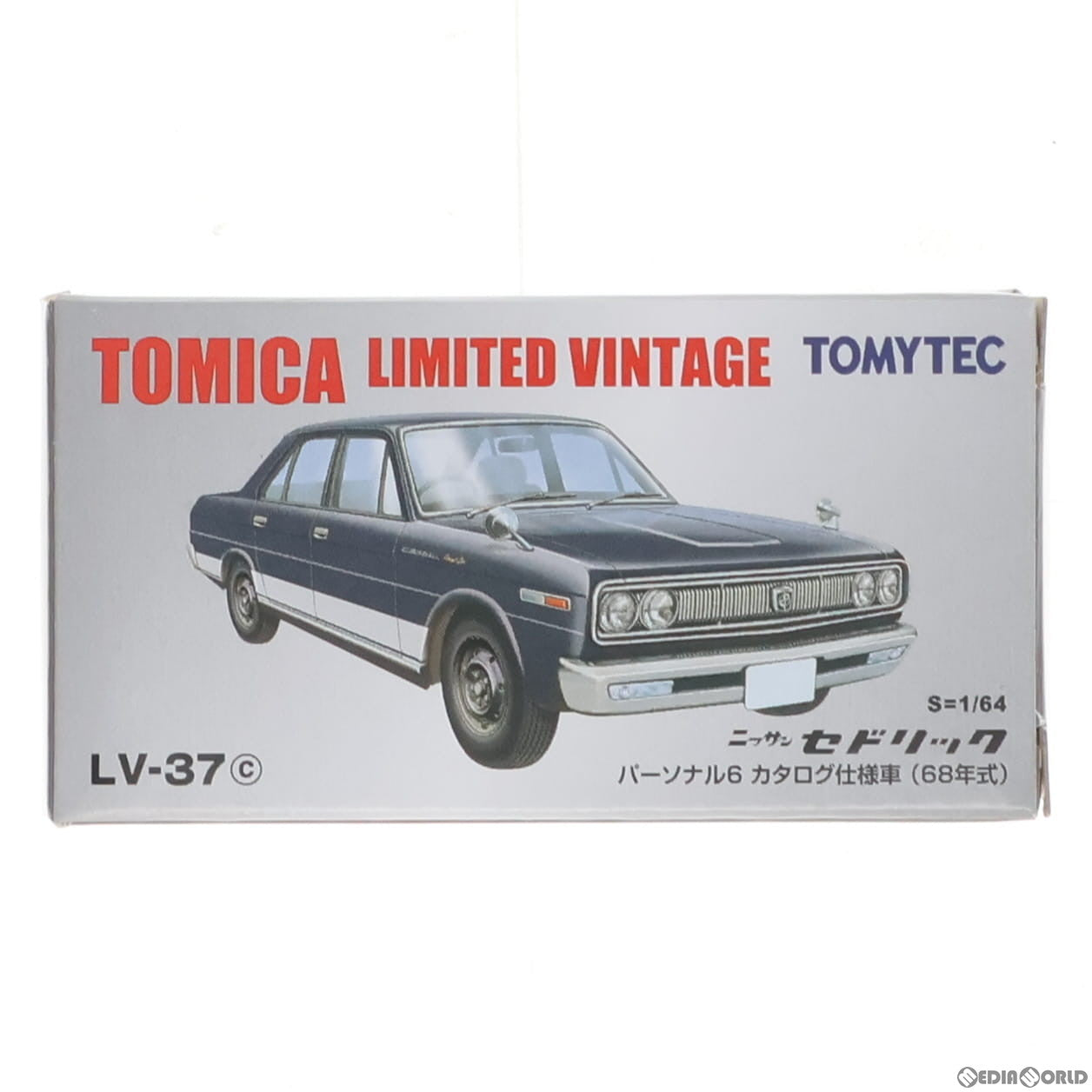 【中古即納】[MDL] トミカリミテッドヴィンテージ LV-37c セドリック パーソナル6 カタログ仕様車(紺) 1/64 完成品 ミニカー(308164) TOMYTEC(トミーテック) (20200523)