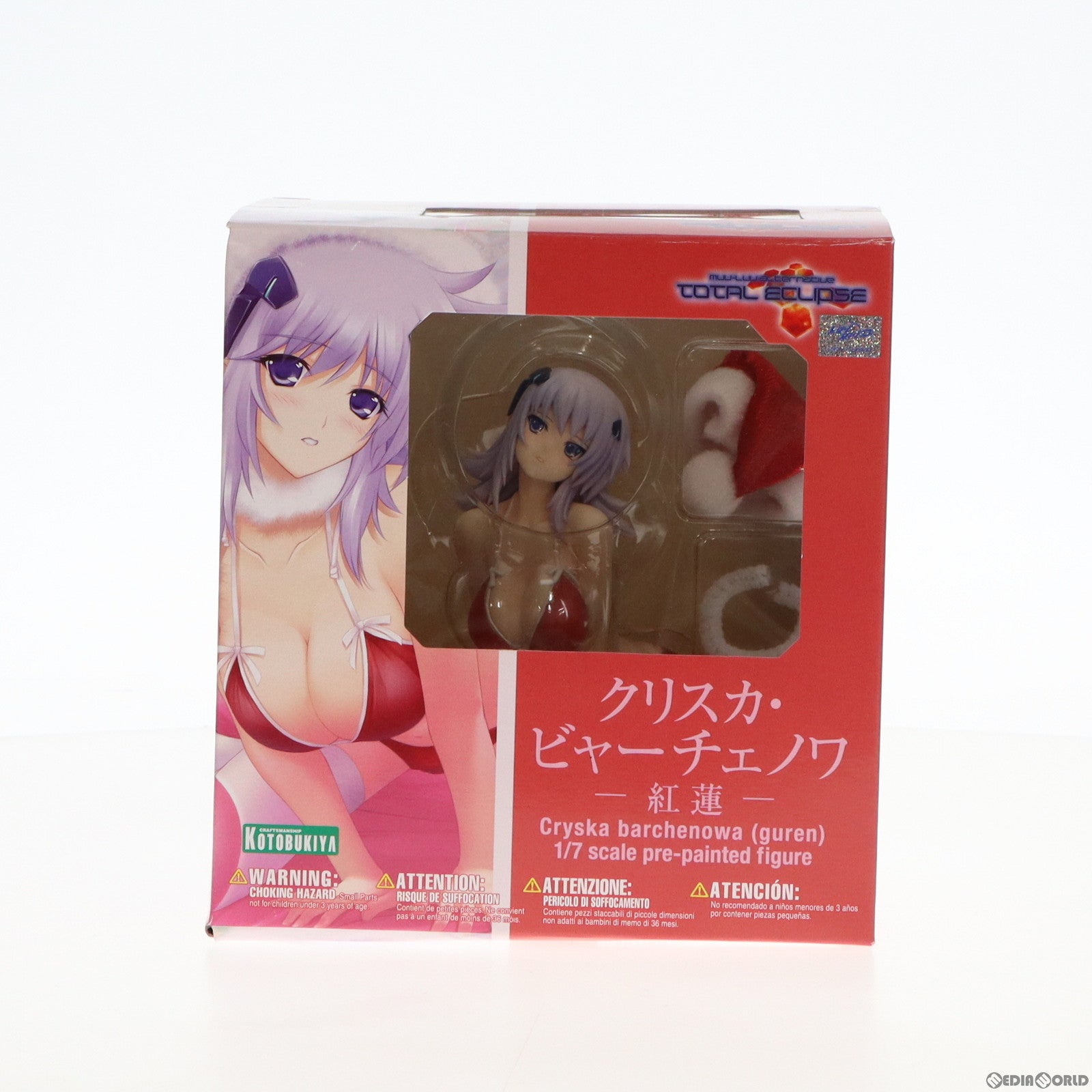 【中古即納】[FIG]クリスカ・ビャーチェノワ -紅蓮- マブラヴ オルタネイティヴ トータル・イクリプス 1/7 完成品 フィギュア コトブキヤ(20120731)