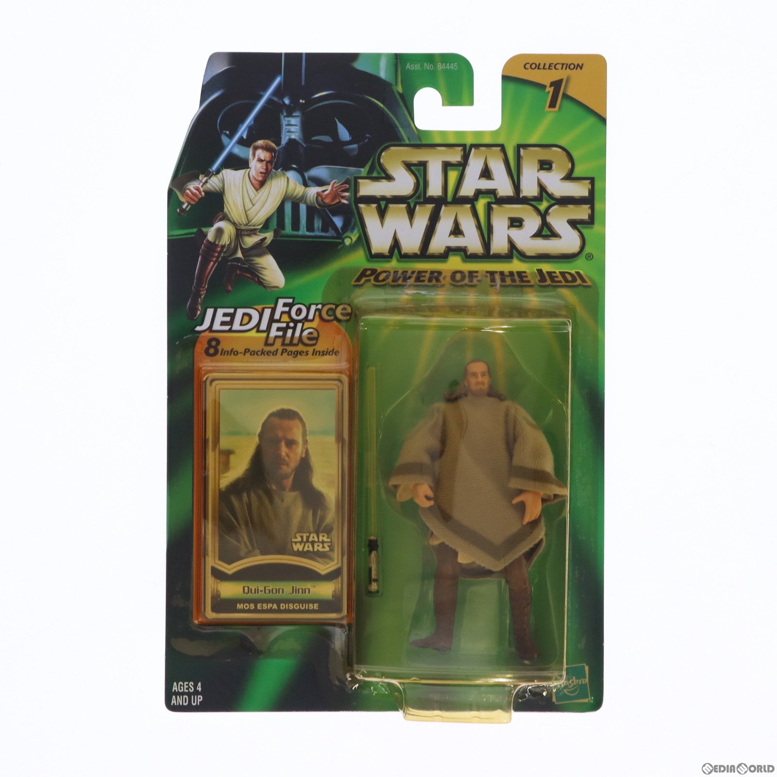 【中古即納】[FIG]スター・ウォーズ パワー・オブ・ザ・ジェダイ ベーシックフィギュア クワイ・ガン・ジン モス・エスパバージョン STAR WARS 完成品 可動フィギュア(84253) トミー(20001231)