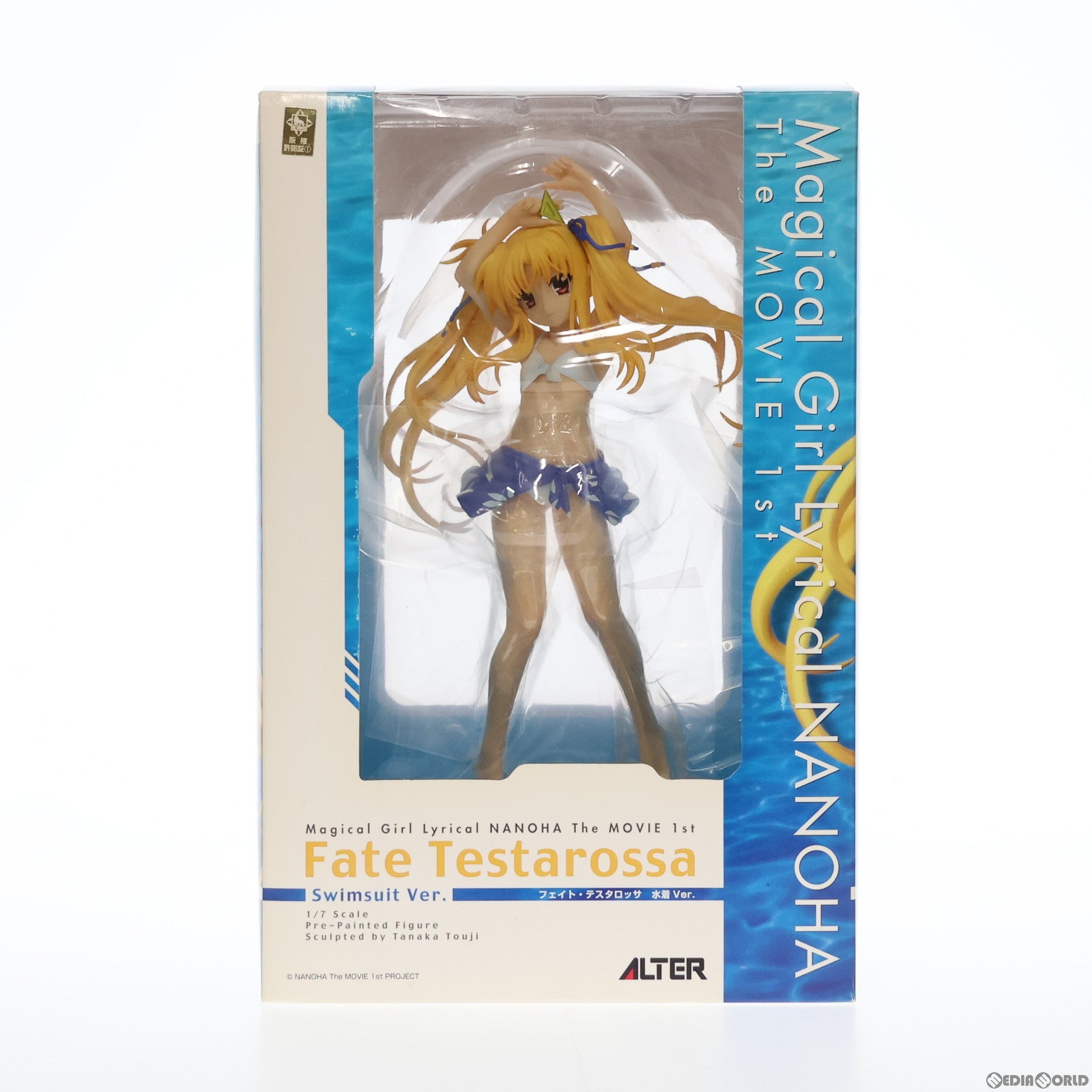 【中古即納】[FIG]フェイト・テスタロッサ 水着Ver. 魔法少女リリカルなのは The MOVIE 1st 1/7 完成品 フィギュア アルター(20111231)