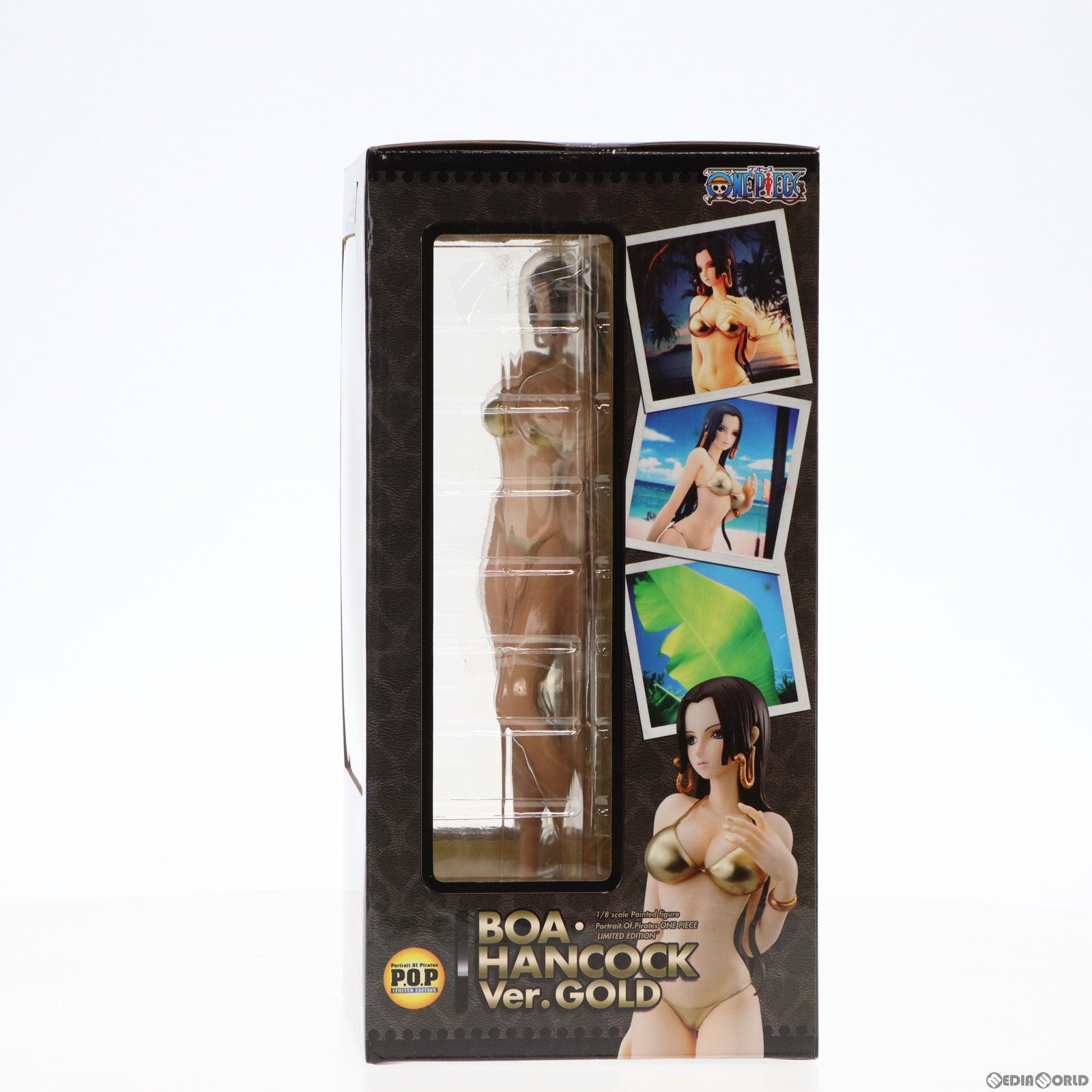 【中古即納】[FIG]Portrait.Of.Pirates P.O.P LIMITED EDITION ボア・ハンコック Ver.GOLD ONE PIECE(ワンピース) 1/8 完成品 フィギュア メガホビEXPO2011&一部オンラインショップ限定 メガハウス(20110522)