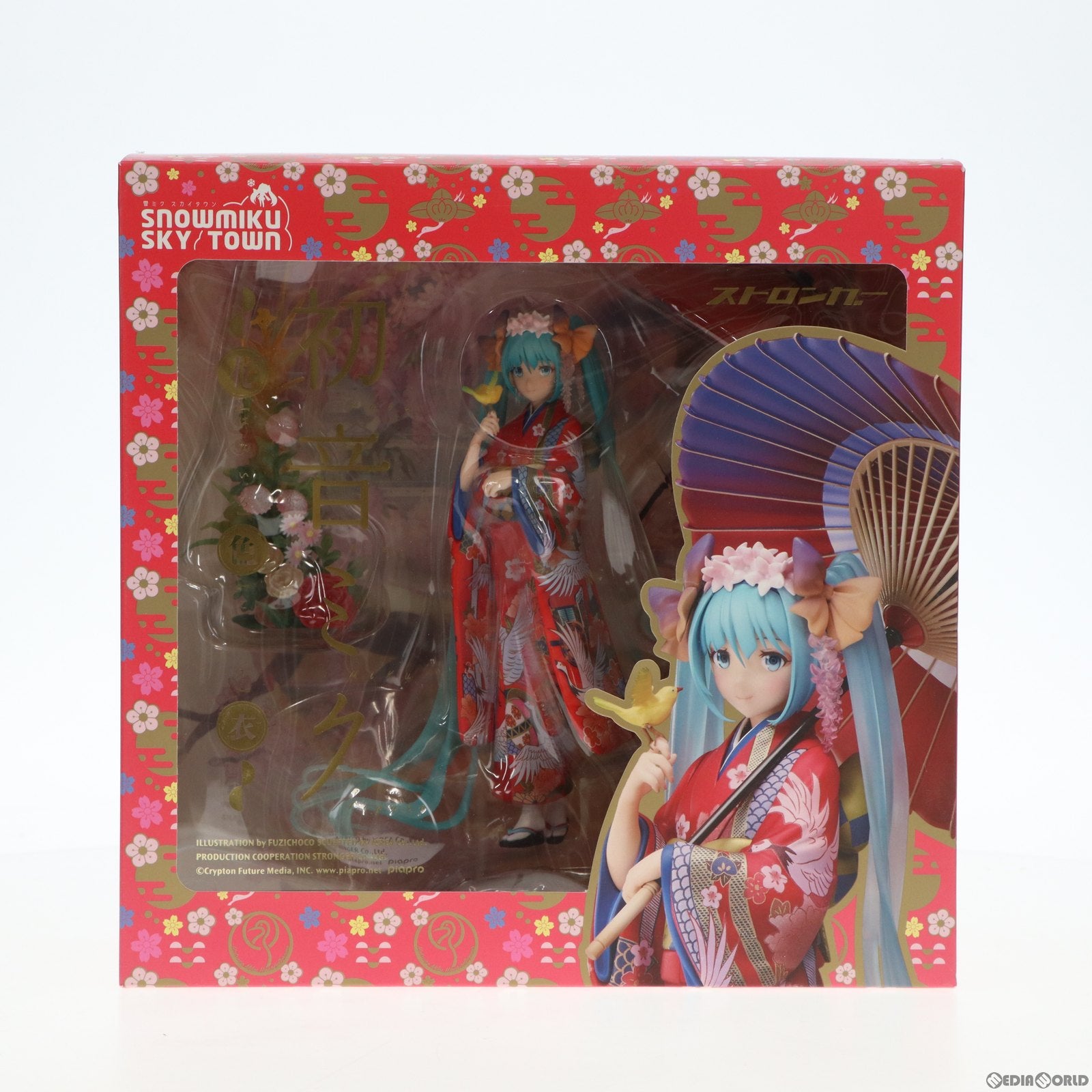 【中古即納】[FIG] 初音ミク 〜花色衣〜 VOCALOID(ボーカロイド) 1/8 完成品 フィギュア あみあみ 雪ミクスカイタウン シナプス限定 ストロンガー(20161130)