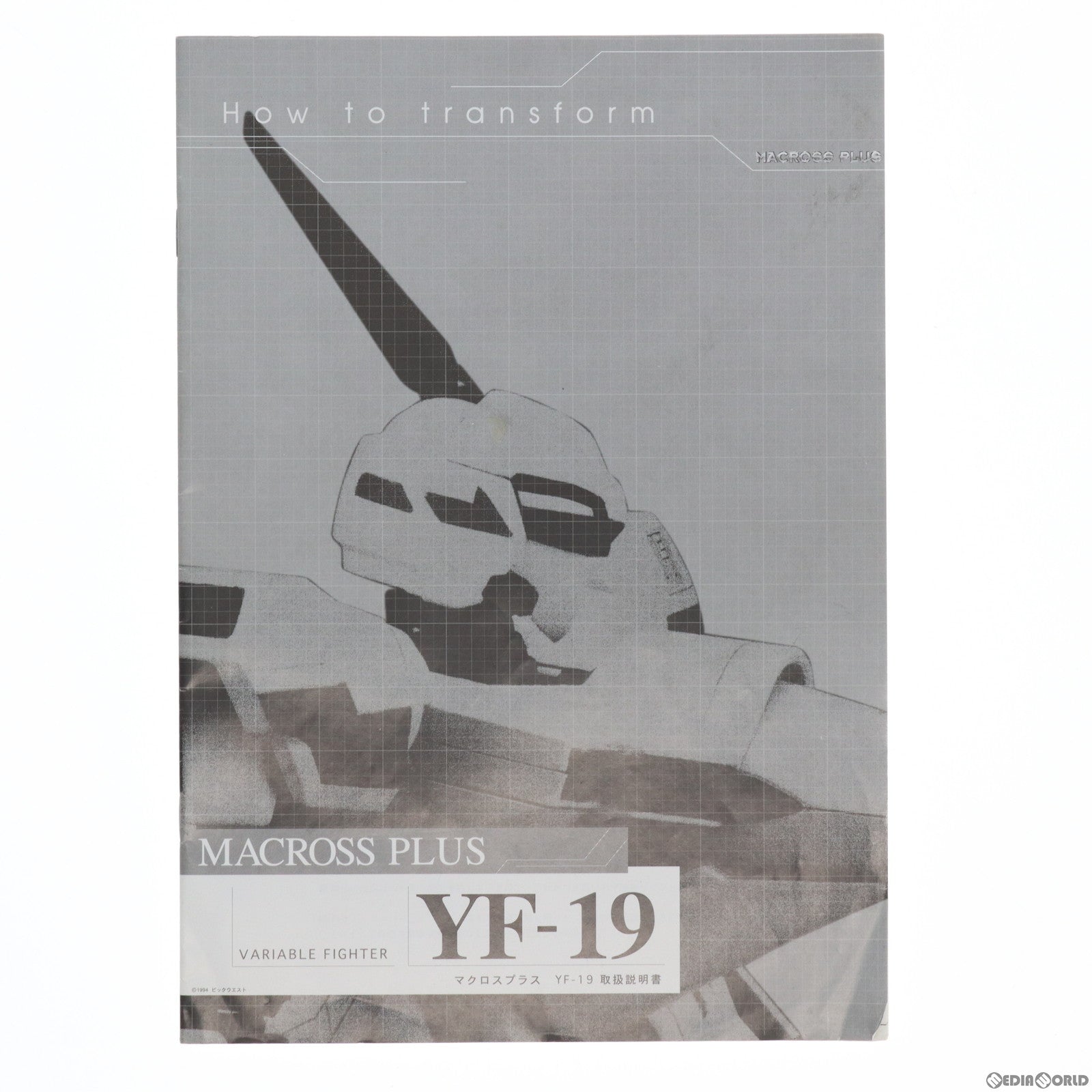 【中古即納】[TOY] 完全変形 1/60 YF-19 マクロスプラス 完成トイ YAMATO(やまと) (20061208)