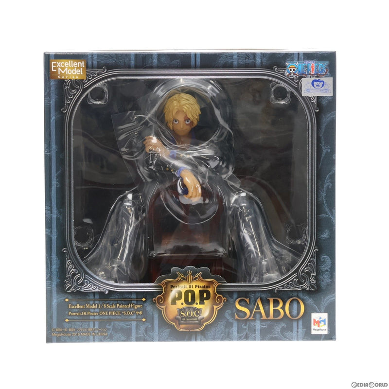 【中古即納】[FIG]Portrait.Of.Pirates P.O.P S.O.C サボ ONE PIECE(ワンピース) 1/8 完成品  フィギュア 一部オンラインショップ&麦わらストア限定 メガハウス(20161222)