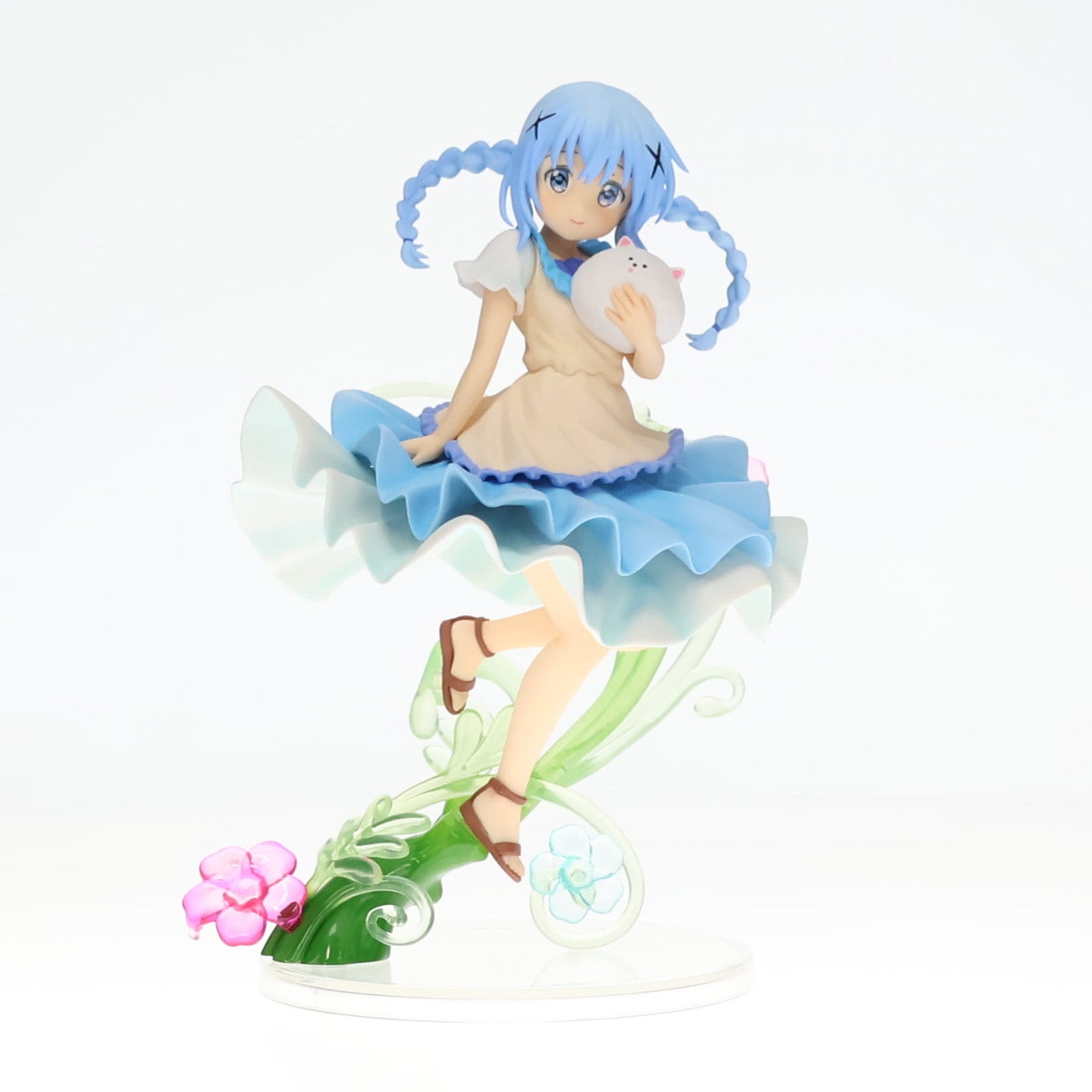 【中古即納】[FIG] チノ 花ざかり サマードレスVer. ご注文はうさぎですか〜BLOOM(ブルーム) 1/7 完成品 フィギュア 箱入り娘(20210610)