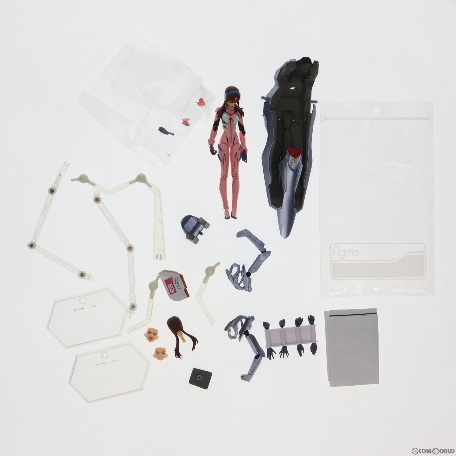 【中古即納】[FIG] figma(フィグマ) 079 真希波・マリ・イラストリアス 新型プラグスーツver. ヱヴァンゲリヲン新劇場版:破 完成品 可動フィギュア マックスファクトリー(20101130)