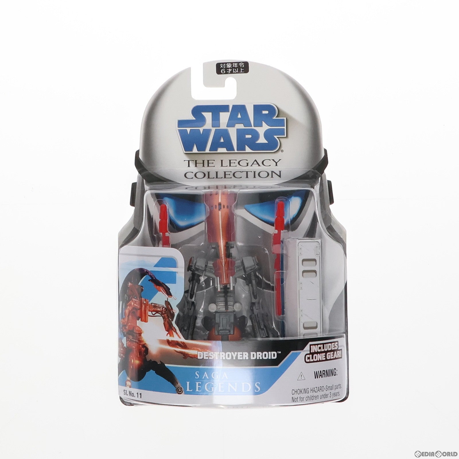 【中古即納】[FIG]スター・ウォーズ レガシーコレクション サーガ・レジェンズ ベーシックフィギュア デストロイヤー・ドロイド STAR WARS 完成品 可動フィギュア ハズブロ(19991231)