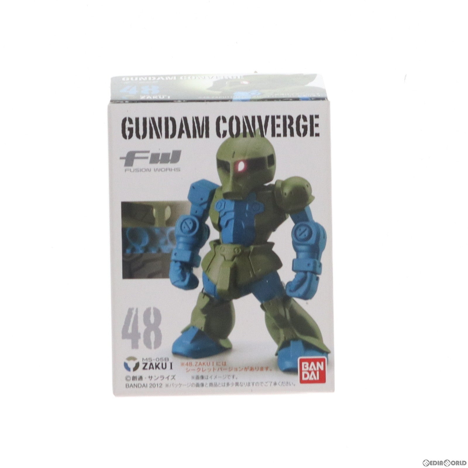 【中古即納】[FIG] (単品) (食玩) FW GUNDAM CONVERGE8(ガンダムコンバージ) 【シークレット】ザクI 黒い三連星仕様 機動戦士ガンダムシリーズ フィギュア バンダイ(20120930)