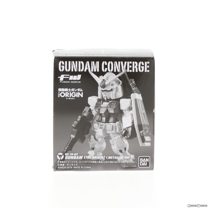 【中古即納】[FIG](フィギュア単品)(食玩)FW GUNDAM CONVERGE(ガンダムコンバージ) ガンダム(THE  ORIGIN)[劇場限定メタリックVer.] 劇場限定 特典付き前売券 第2弾同梱品 機動戦士ガンダム THE ORIGIN IV 運命の前夜  フィギュア