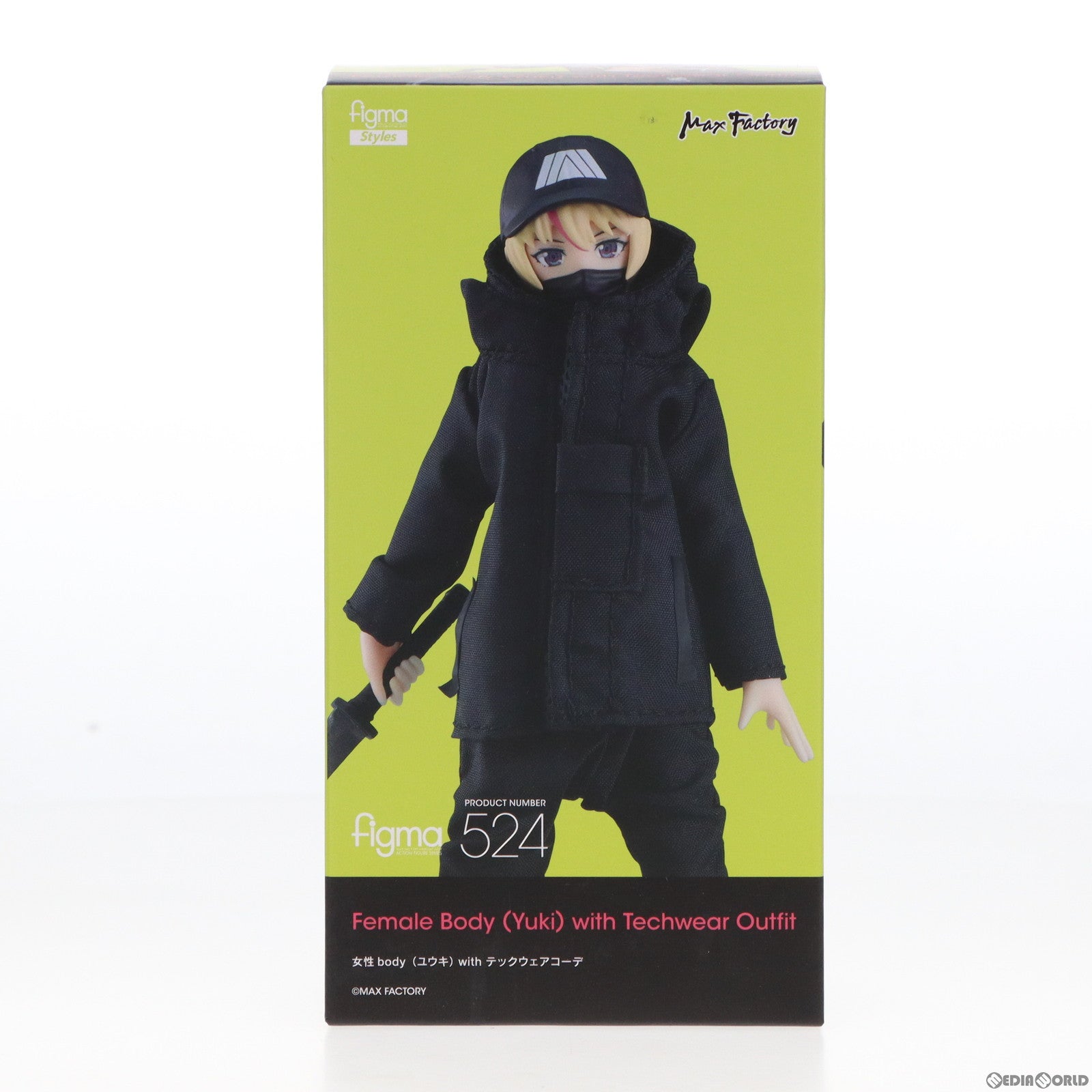【中古即納】[FIG] figma(フィグマ) 524 女性body(ユウキ) with テックウェアコーデ figma styles(フィグマ スタイルズ) 完成品 可動フィギュア マックスファクトリー(20221001)