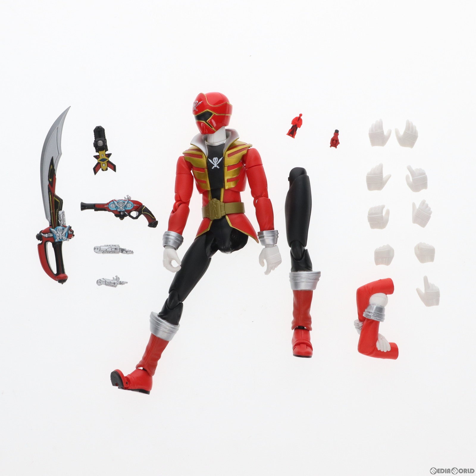 【中古即納】[FIG] S.H.Figuarts(フィギュアーツ) ゴーカイレッド 海賊戦隊ゴーカイジャー 完成品 フィギュア バンダイ(20110923)
