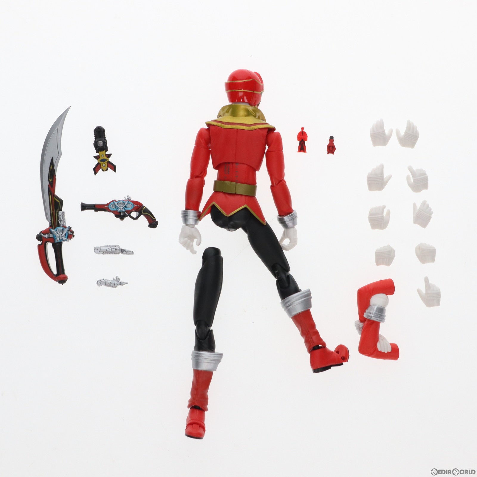 【中古即納】[FIG] S.H.Figuarts(フィギュアーツ) ゴーカイレッド 海賊戦隊ゴーカイジャー 完成品 フィギュア バンダイ(20110923)